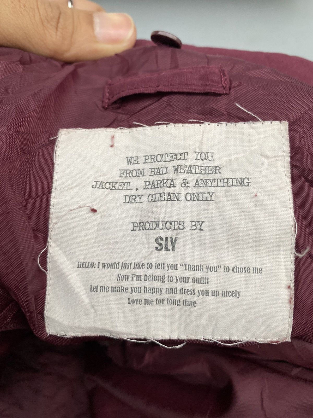 If Six Was Nine Sly Burgundy Fur Hood Parka Jacket Winter Coat Toggle Button Size US S / EU 44-46 / 1 - 19 Thumbnail
