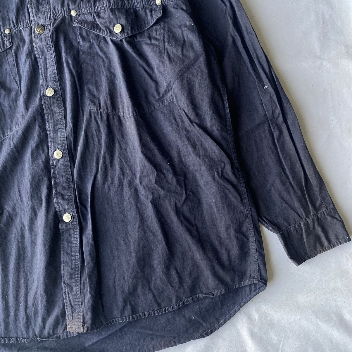 Japanese Brand Classic GIV VIA SPIGA Flannel Shirt GOA Style Size US XL / EU 56 / 4 - 7 Thumbnail
