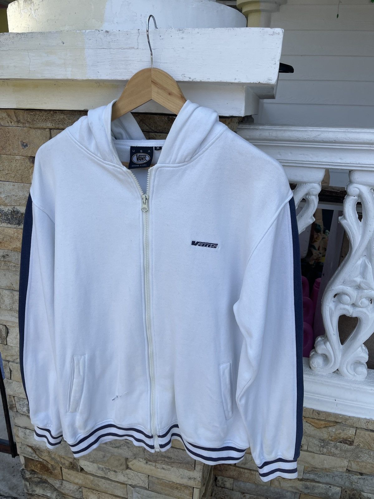 Vans × Vintage Last Drop🔥Rare🔥Vintage VANS Usa Hoodie Size US L / EU 52-54 / 3 - 4 Thumbnail