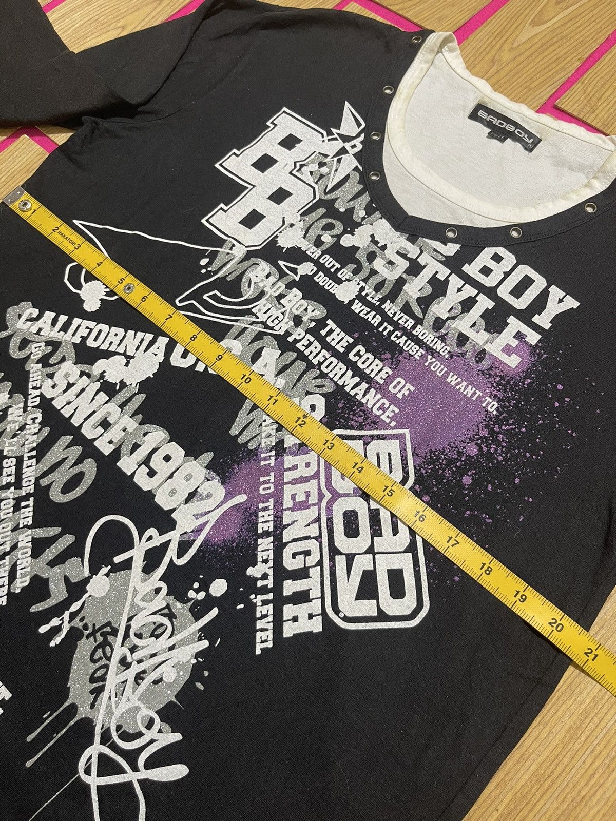 Y2K BAD BOY long sleeve tshirt