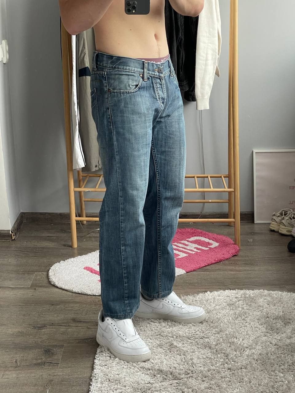 Diesel × Streetwear × Vintage vintage diesel big logo blue denim jeans y2k Size US 32 / EU 48 - 2 Thumbnail