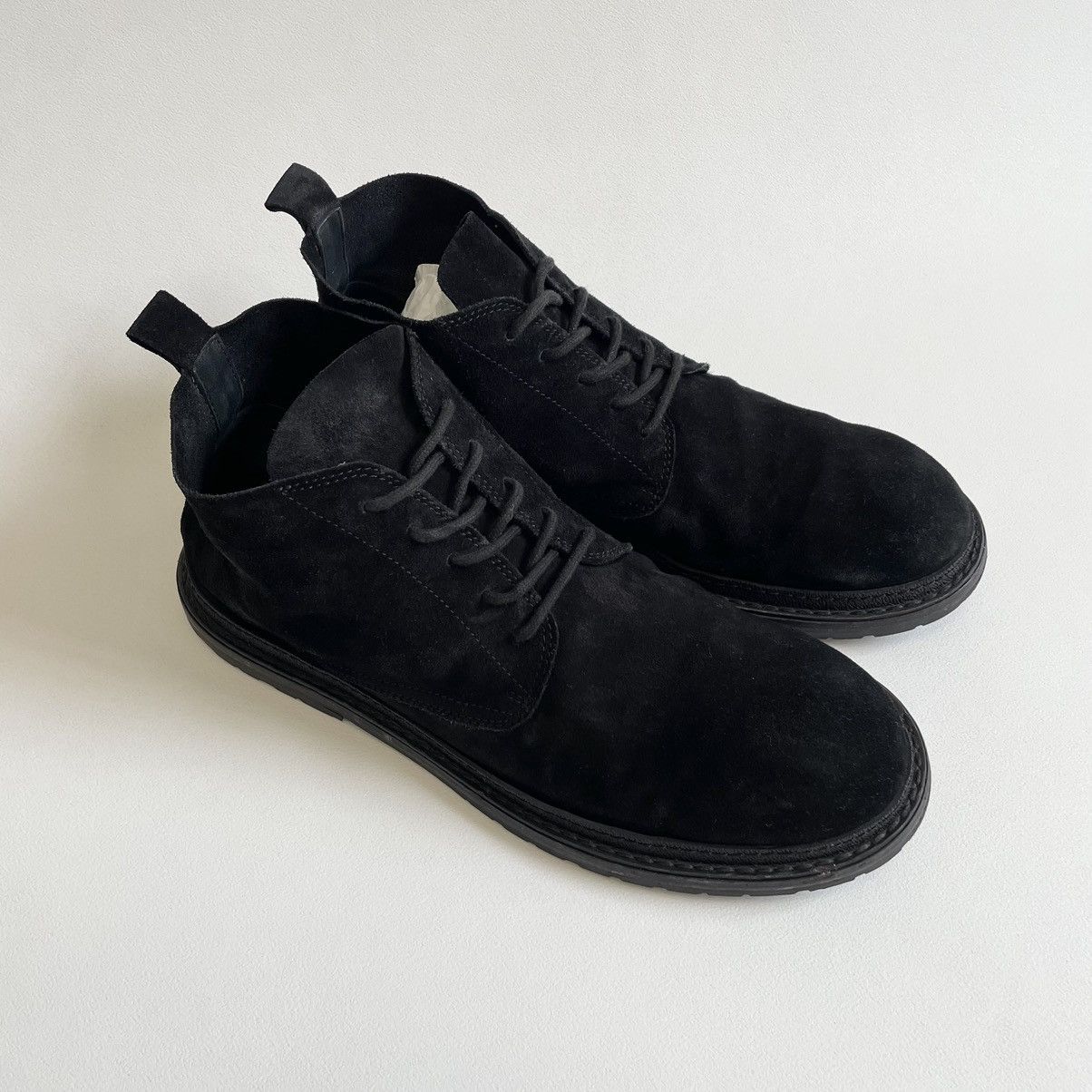 Ann Demeulemeester Early 2010s Black Suede Chukka Boots Size US 12 / EU 45 - 16 Thumbnail