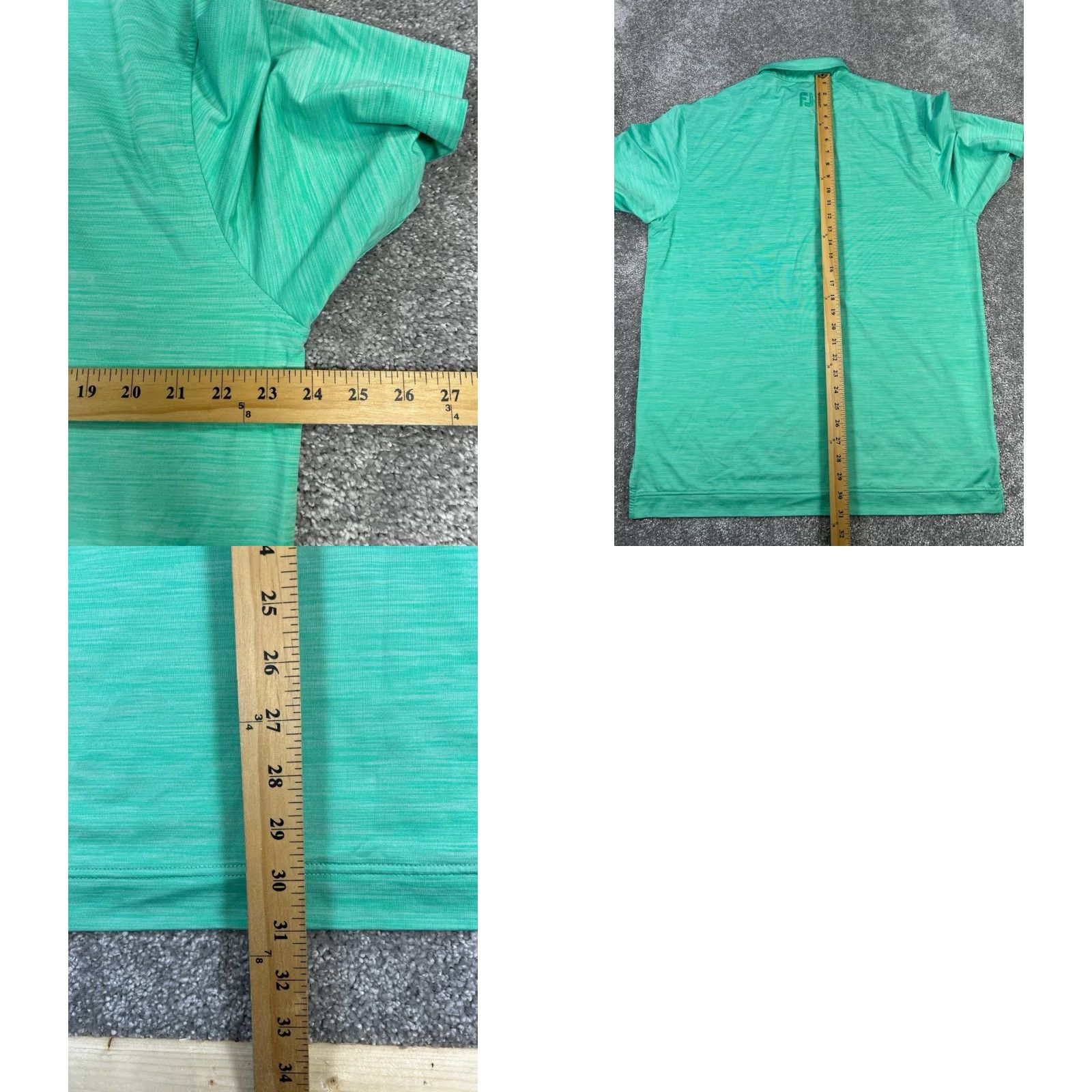 Footjoy FootJoy Polo Shirt Mens L Green Golf Logo Shirt Size US L / EU 52-54 / 3 - 8 Thumbnail
