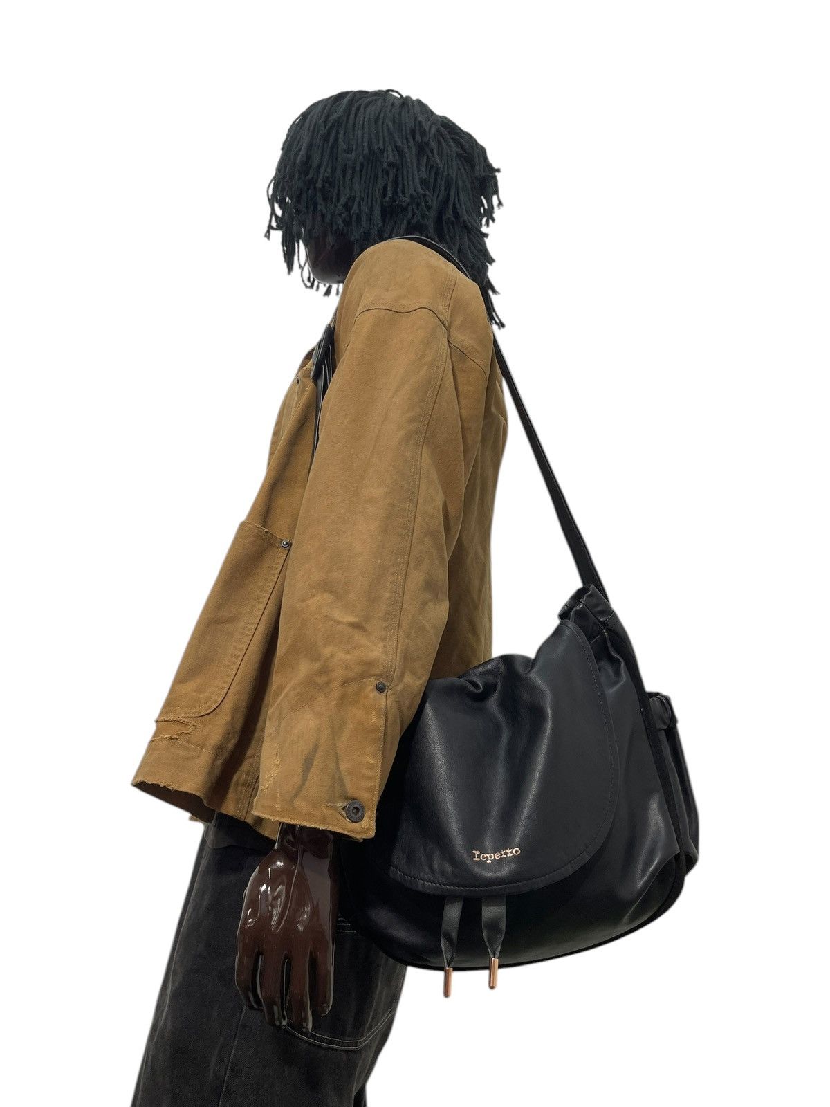 Genuine Leather Full Leather Repetto Cross Body Shoulder Bag 1🟩9 Size ONE SIZE - 3 Thumbnail