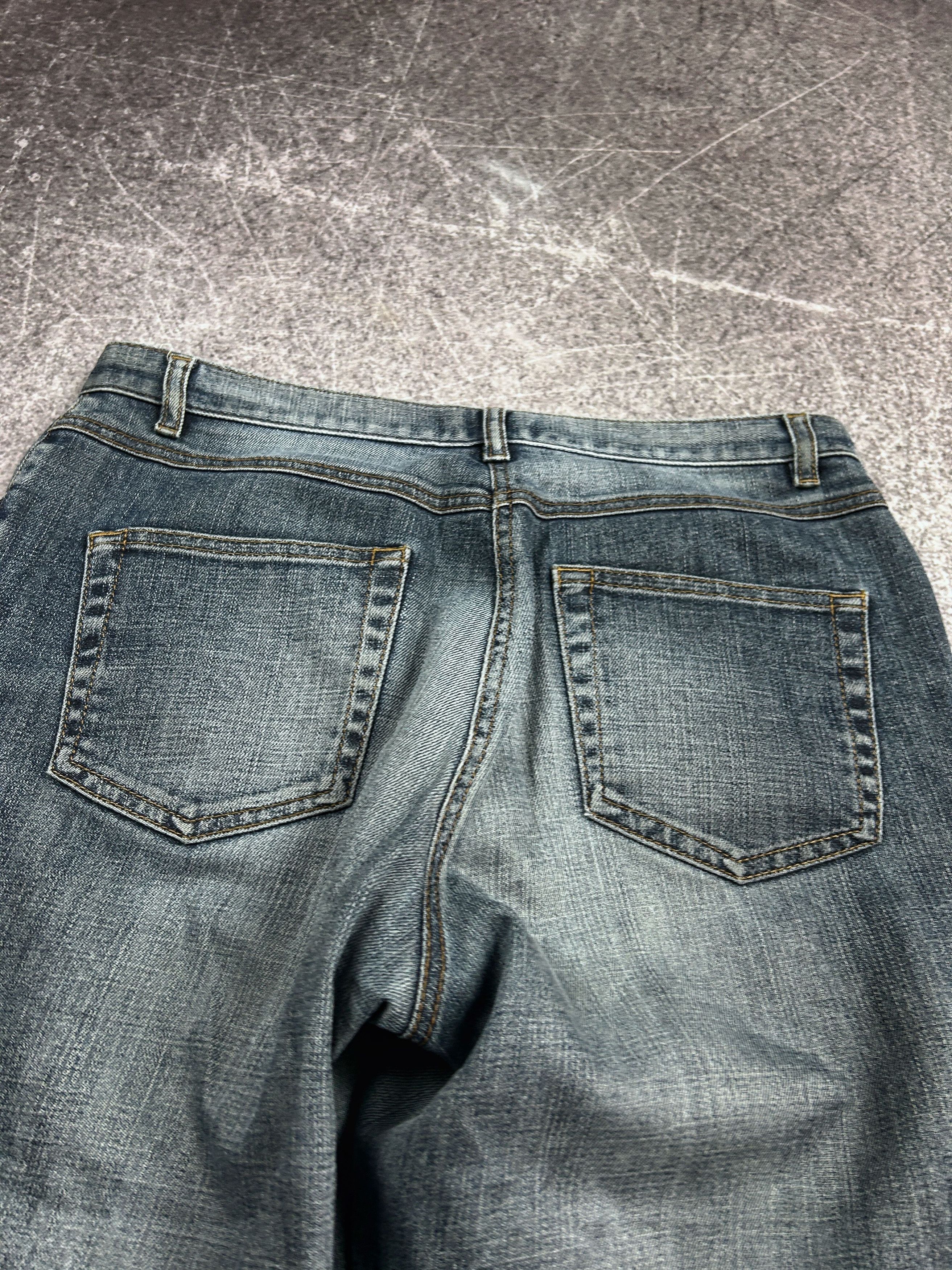 Vintage Streetwear Washed Jeans Kapital Rick Owens Style 90s Y2k Size US 30 / EU 46 - 6 Thumbnail