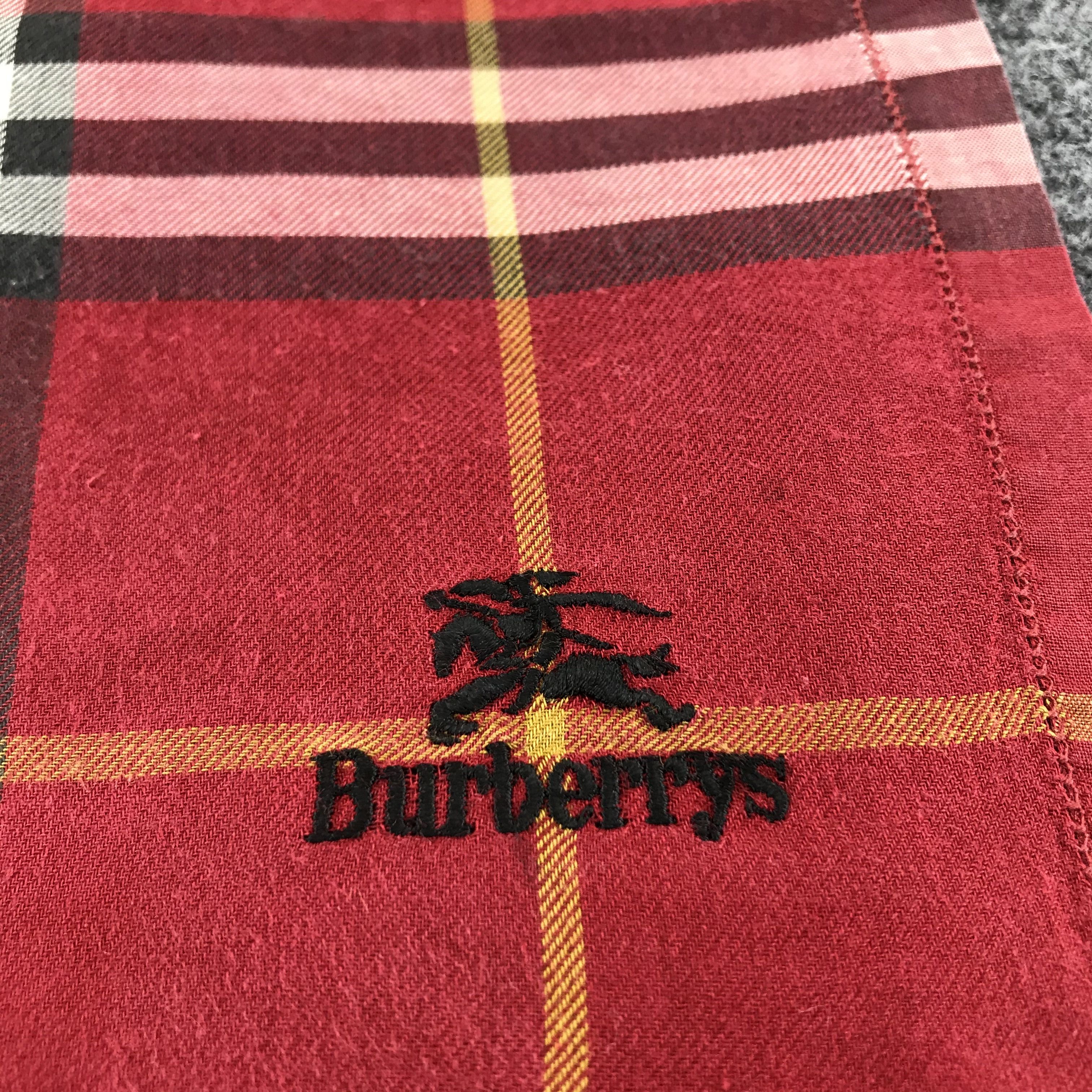 Burberry Burberrys Nova Check Handkerchief Neckerchief Bandana H518 Size ONE SIZE - 4 Thumbnail