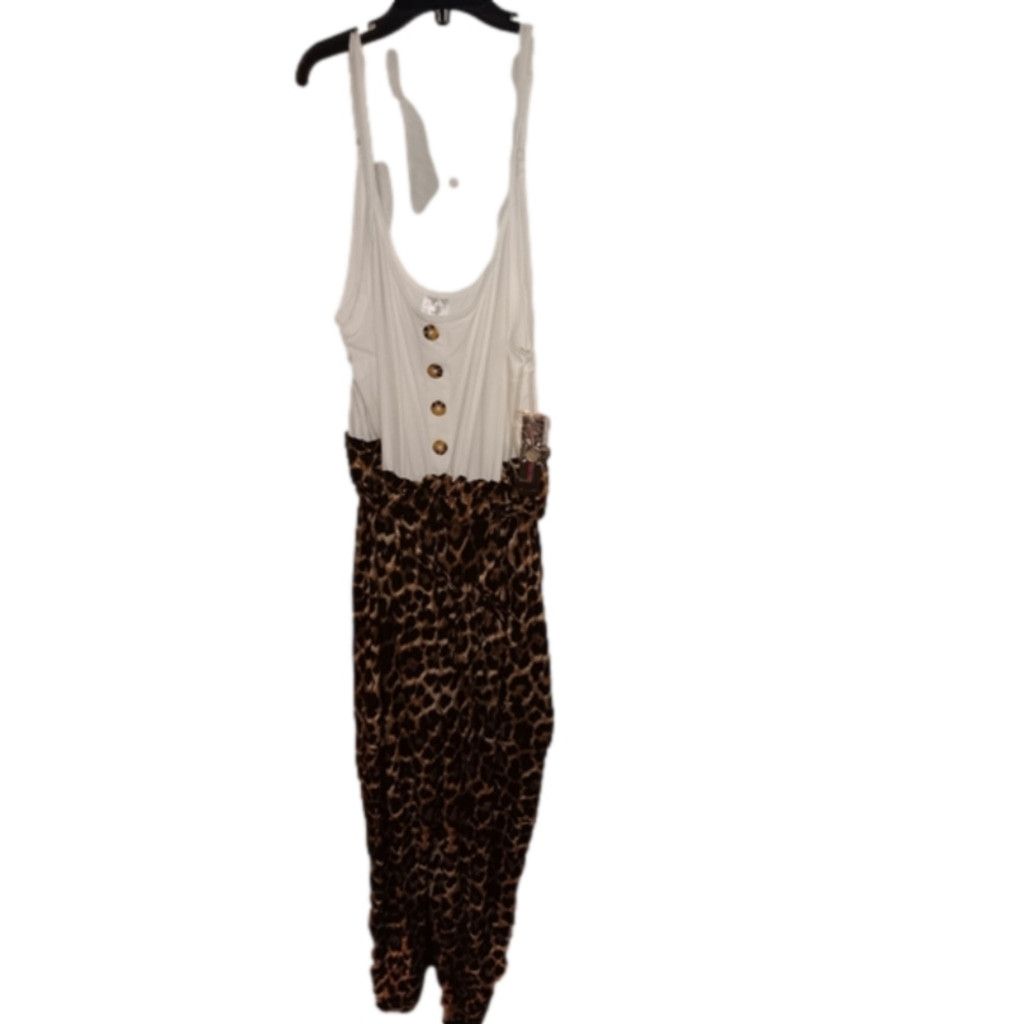 Other No Boundaries, leopard jumpsuit, Ladies Small, NWT Size 27" / US 4 / IT 40 - 1 Thumbnail