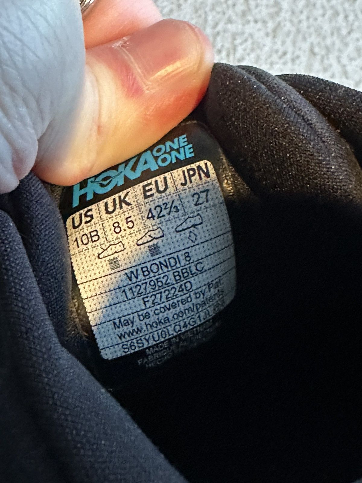 Hoka W BONDI 8 US9M Size US 9 / EU 42 - 7 Thumbnail