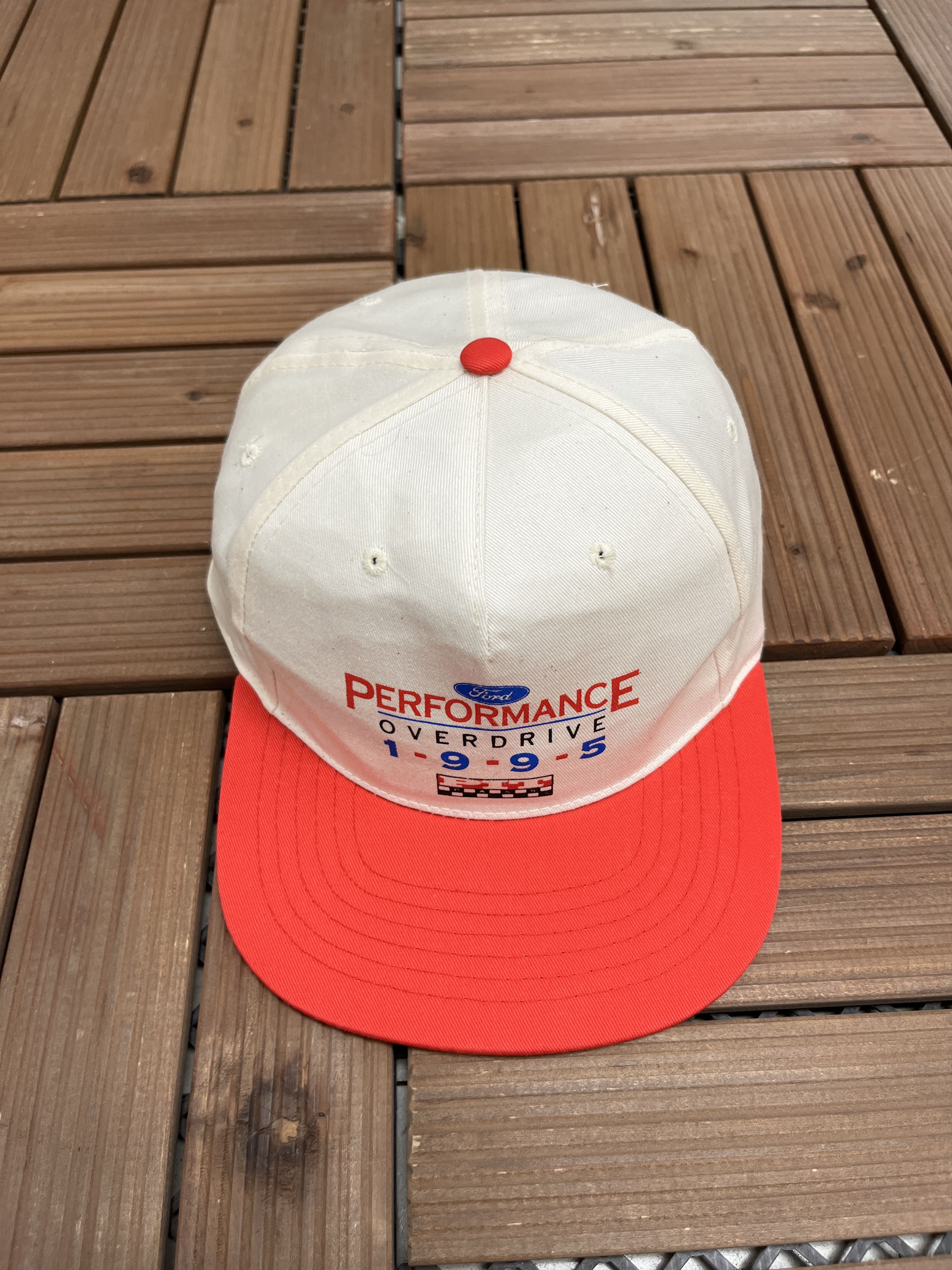 Vintage Ford Performance Overdrive 1995 Vintage Snap Back Hat Size ONE SIZE - 2 Thumbnail