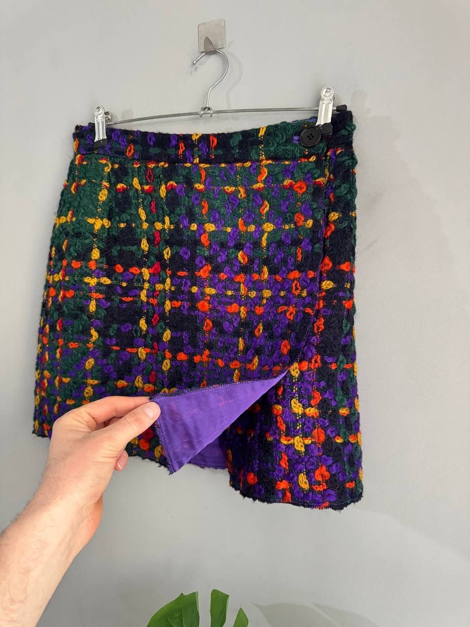 Dolce & Gabbana Dolce & Gabbana Multicolor Tweed Wool/Silk Skirt Sz IT42 / M Size 28" / US 6 / IT 42 - 5 Thumbnail