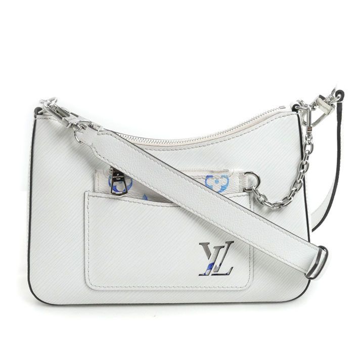 Louis Vuitton Louis Vuitton Marelle Epi 2Way Shoulder Bag Leather Shoulder Bag M25316 in White, Women's