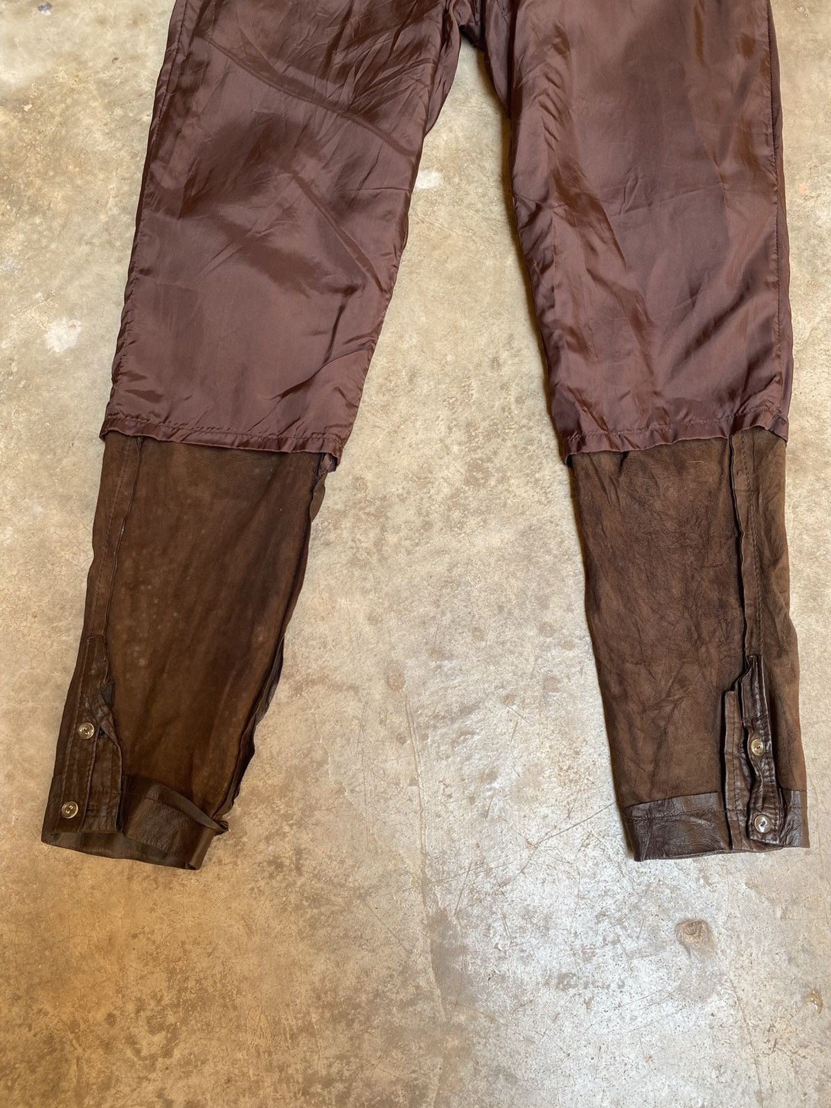 Issey Miyake Vintage Issey Miyake Suede Pant Size 24" / US 00 / IT 34 - 18 Thumbnail