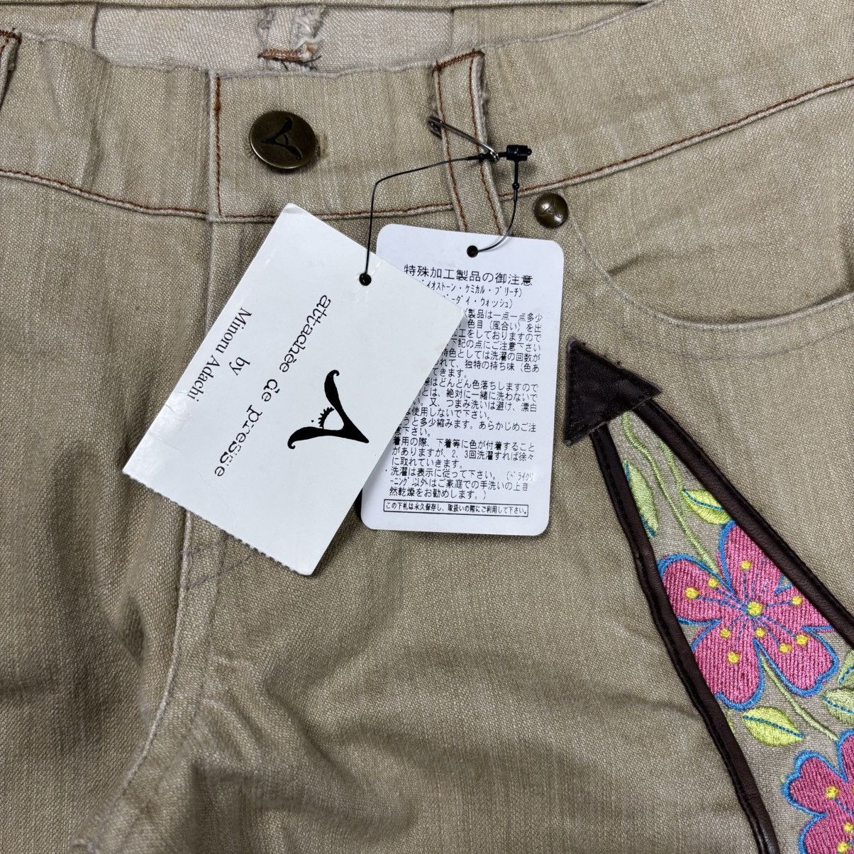 If Six Was Nine 2000s Attache De Prese Mexican Style Patchwork Flared Pants Size US 28 / EU 44 - 13 Thumbnail