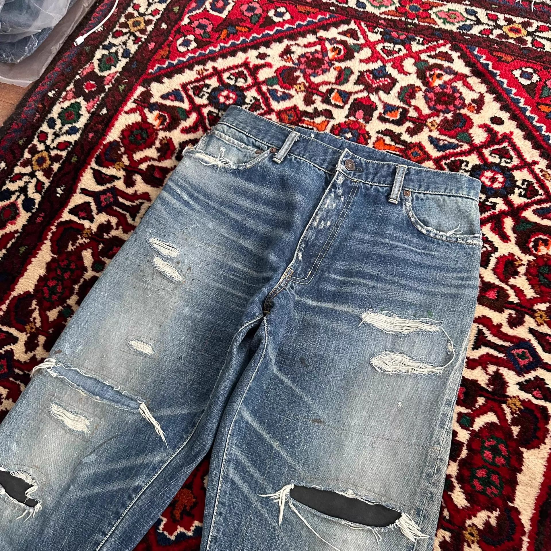 Visvim visvim 23AW Journeyman Destroyed Jeans Size 2 D41 D44 D40 Size US 32 / EU 48 - 4 Thumbnail