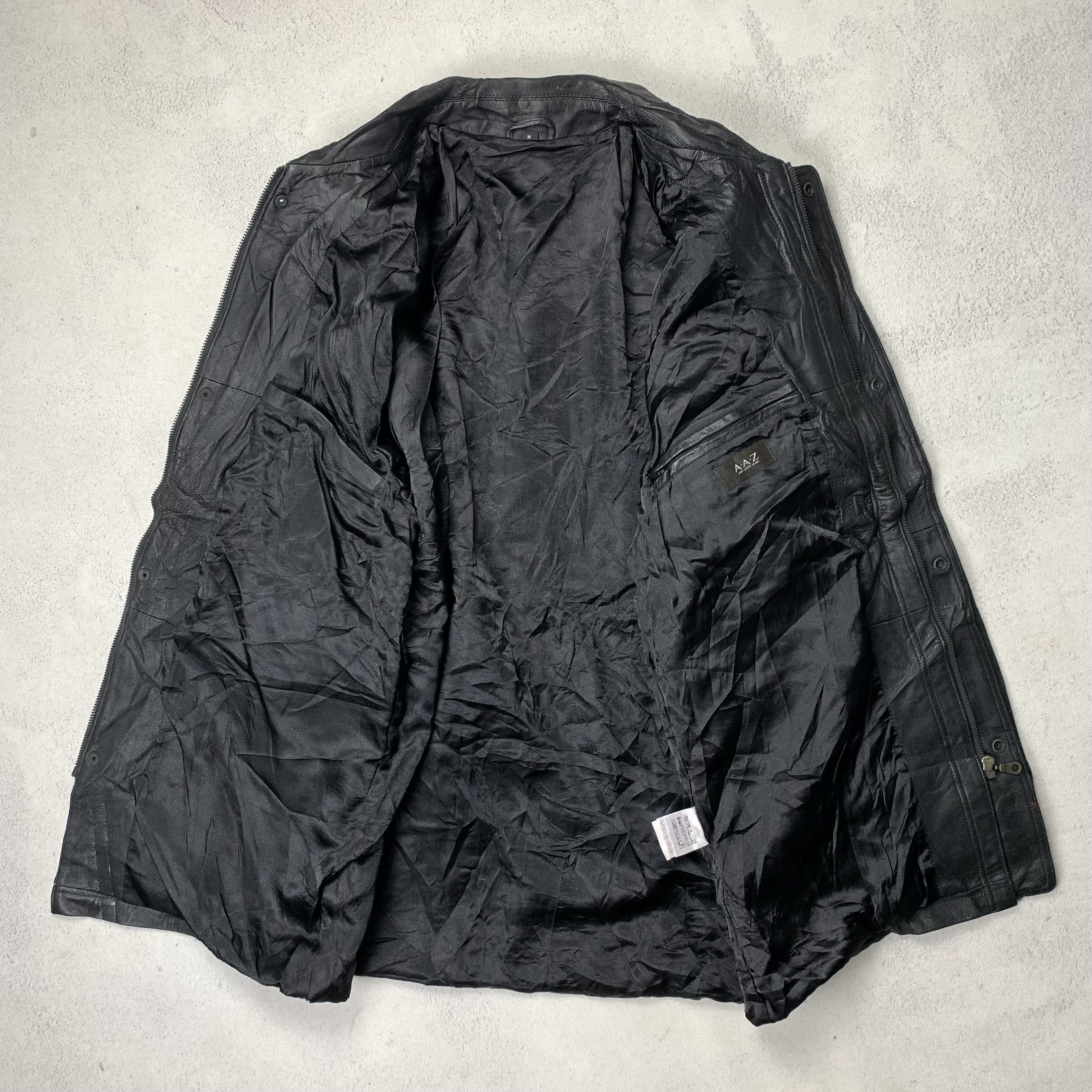Genuine Leather A.A.Z Art Airy Zone Leather Jacket Coat Size US M / EU 48-50 / 2 - 5 Thumbnail