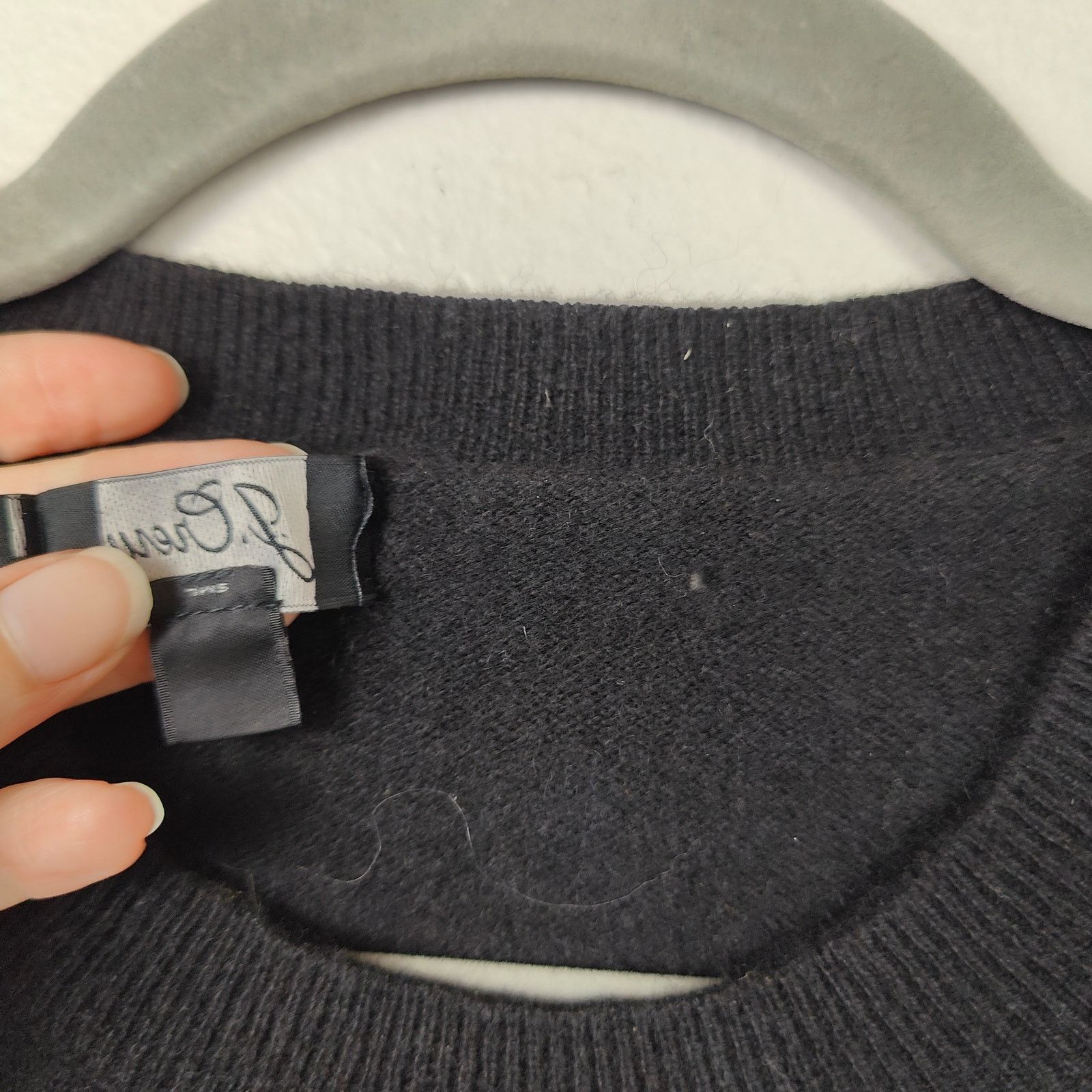 J.Crew J Crew 100% Cashmere Pullover Sweater Womens XS Black Size XS / US 0-2 / IT 36-38 - 4 Thumbnail