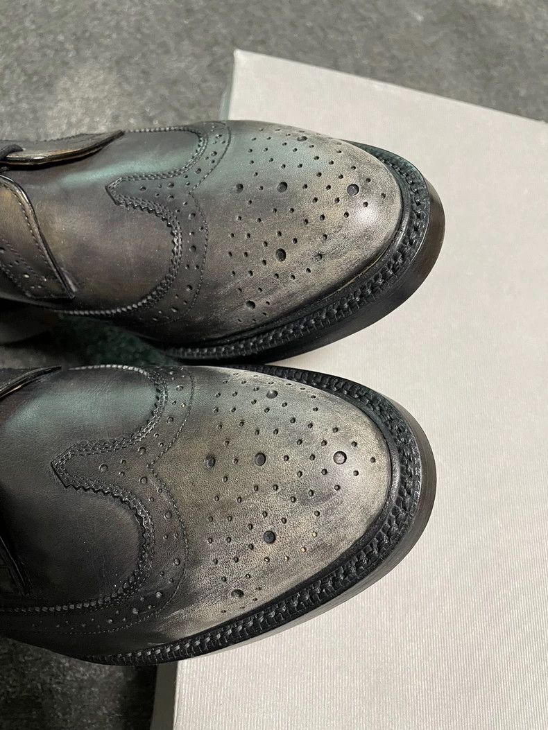 Thom Browne Thom Browne Make old carved men's leather shoes Size US 10 / EU 43 - 7 Thumbnail