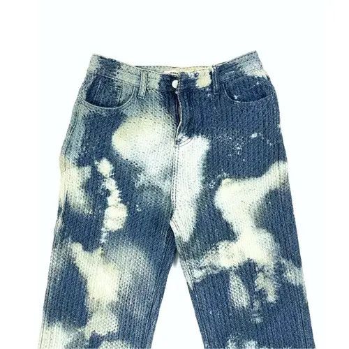 Designer Pattern party graphics tie dye flared remake cargo pants y2k Size US 32 / EU 48 - 5 Thumbnail