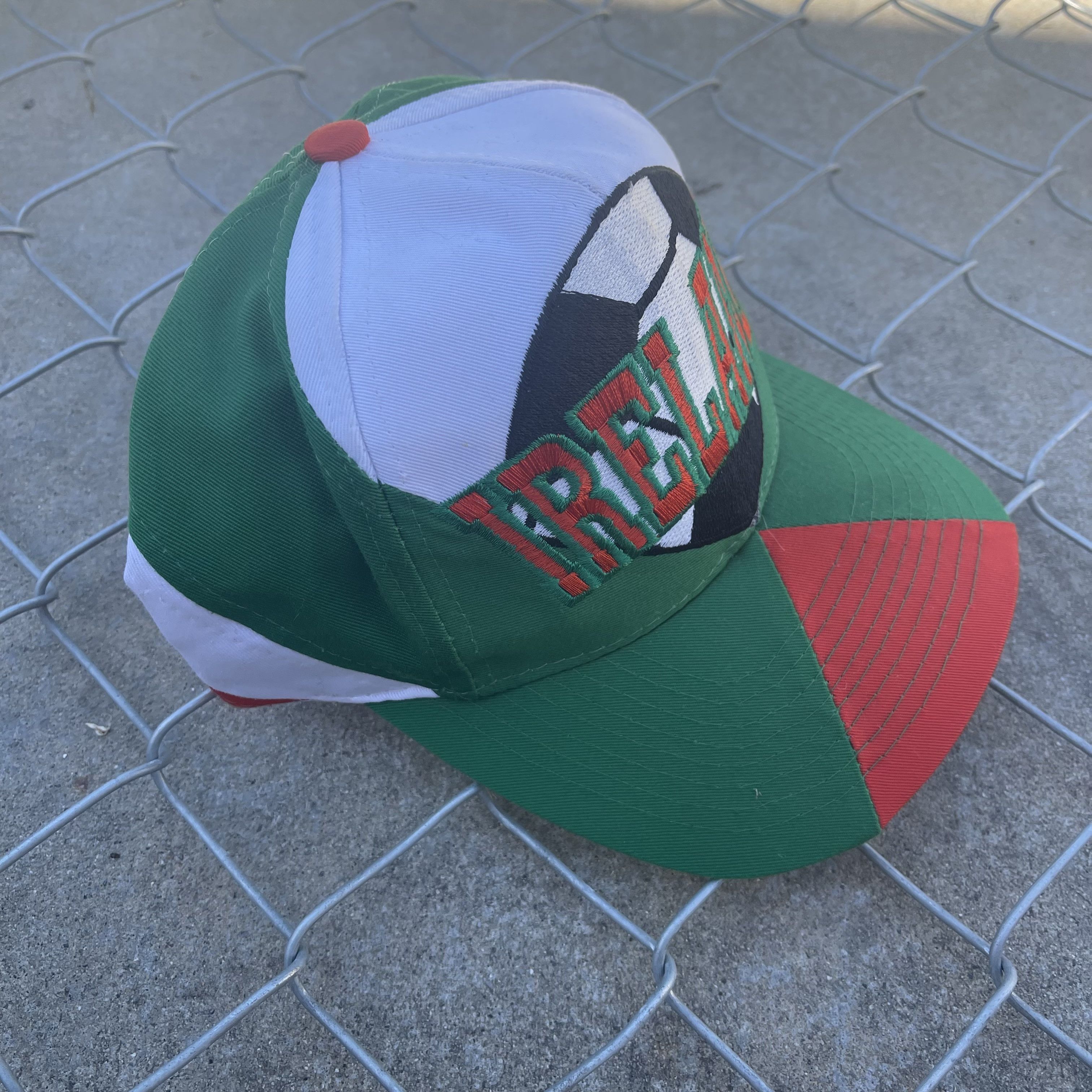Vintage 1994 World Cup Logo Athletic Ireland Snapback Size ONE SIZE - 3 Thumbnail