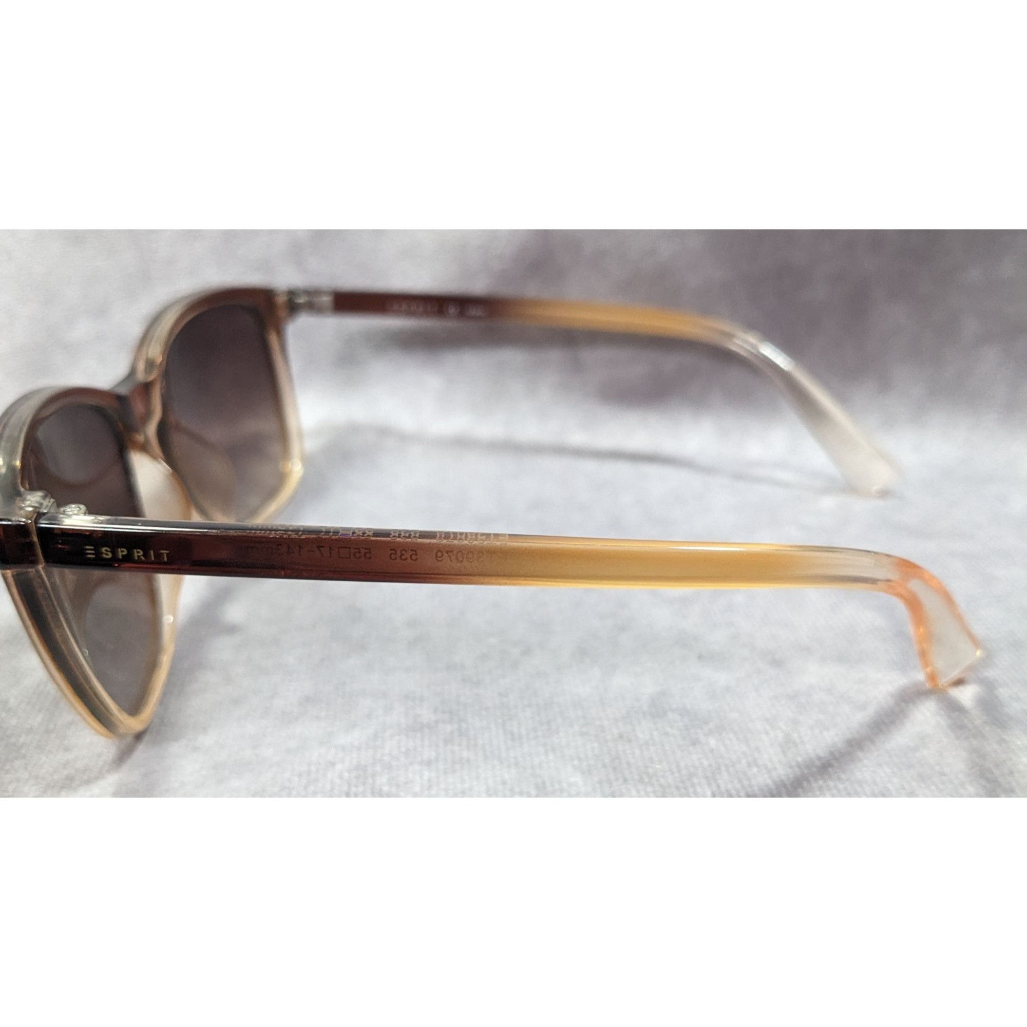 Esprit Esprit Brown Fade Retro Square Casual Sunglasses Size ONE SIZE - 4 Thumbnail