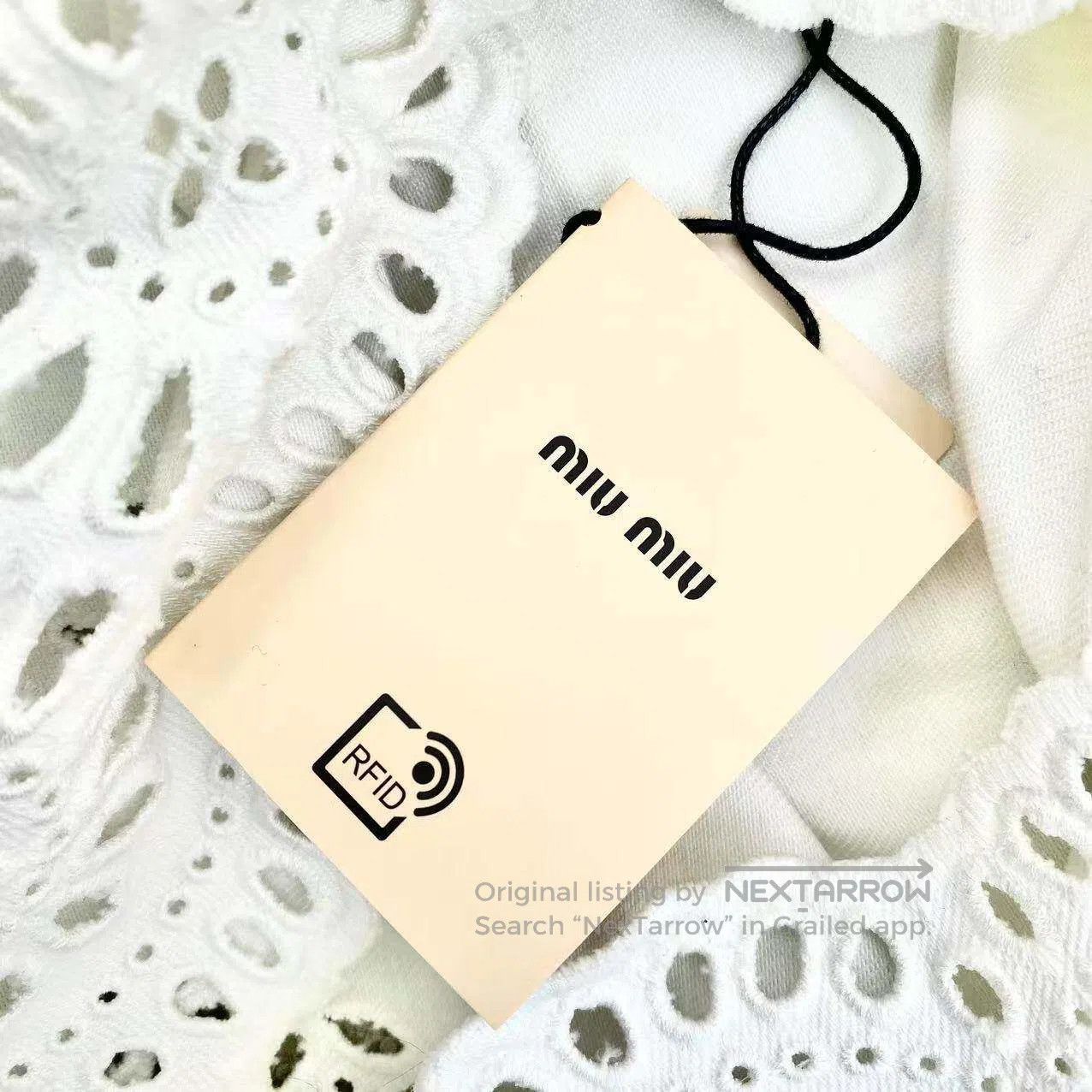 Miu Miu Miu Miu Letter logo diamond buckle cut-out sleeveless dres Size XS / US 0-2 / IT 36-38 - 7 Thumbnail