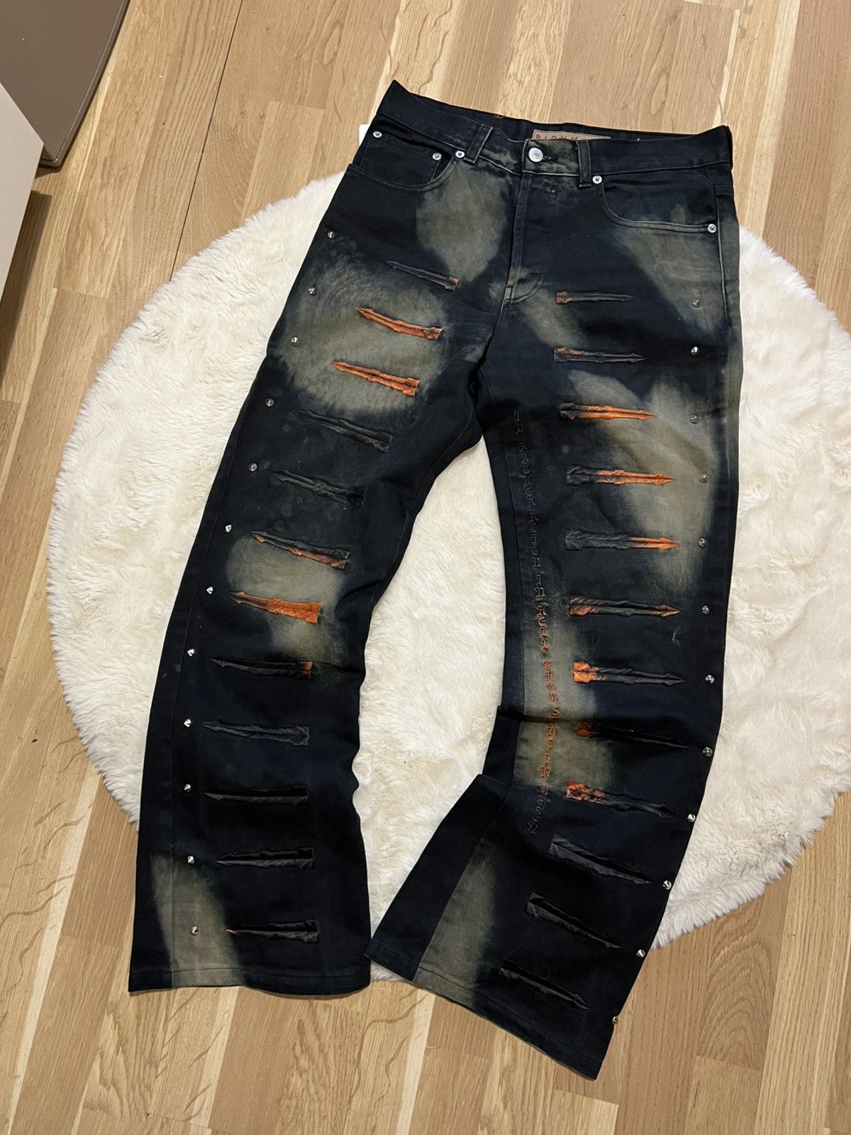 If Six Was Nine Vintage Richmond jeans avant garde punk if6was9 style 2000s Size US 31 - 2 Thumbnail