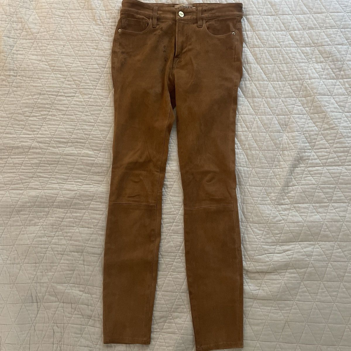 Frame Le High Skinny Leather Jean Size 26" / US 2 / IT 38 - 5 Thumbnail
