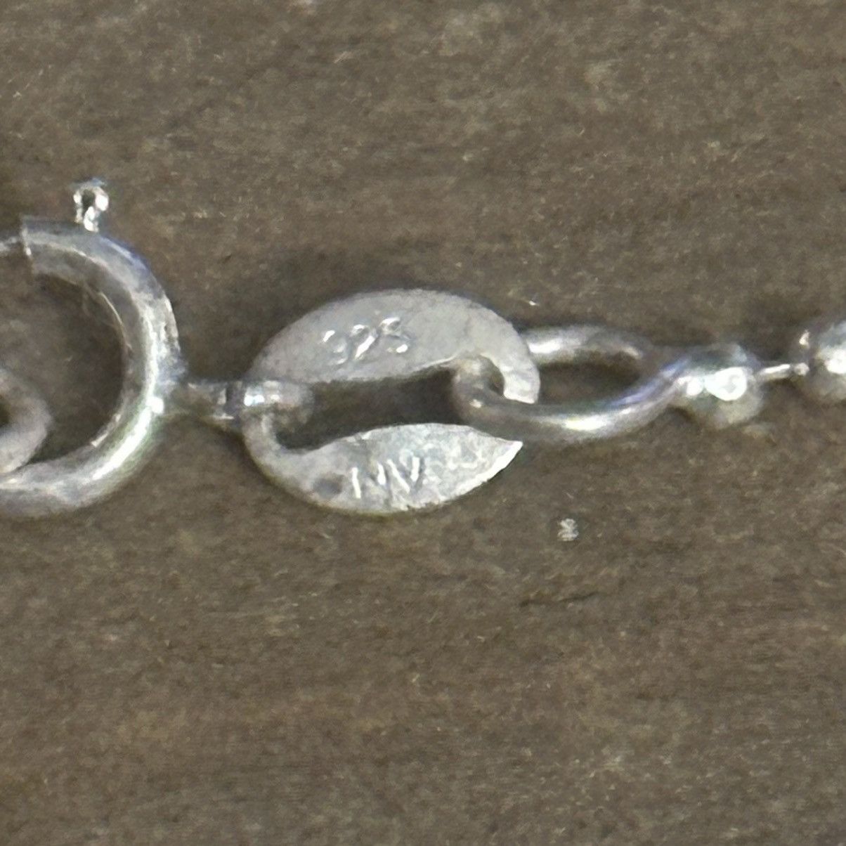 Vintage Vintage 925 silver dainty ball chain curved bar bracelet Size ONE SIZE - 4 Thumbnail
