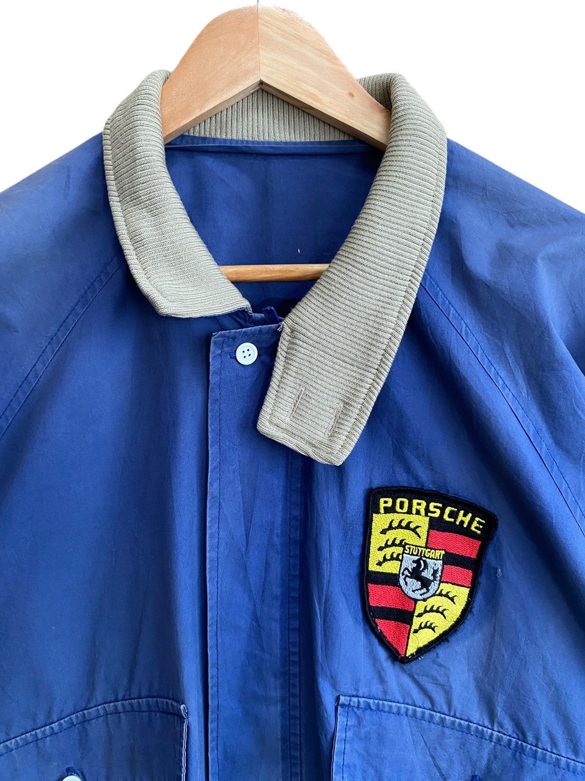 Porsche Design Vintage Racing Brand Porsche Bomber Jacket 1990s Size US M / EU 48-50 / 2 - 5 Thumbnail