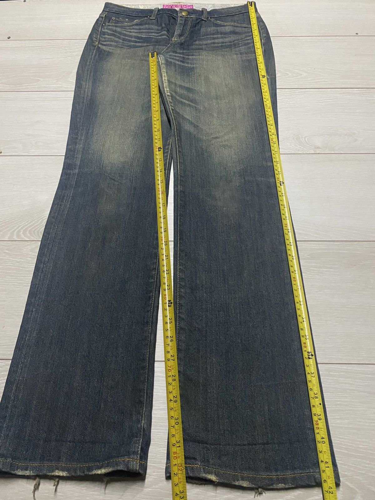Uniqlo Vintage Japanese Brand Uniqlo Black Denim Boot Slim Jeans Size US 31 - 10 Thumbnail