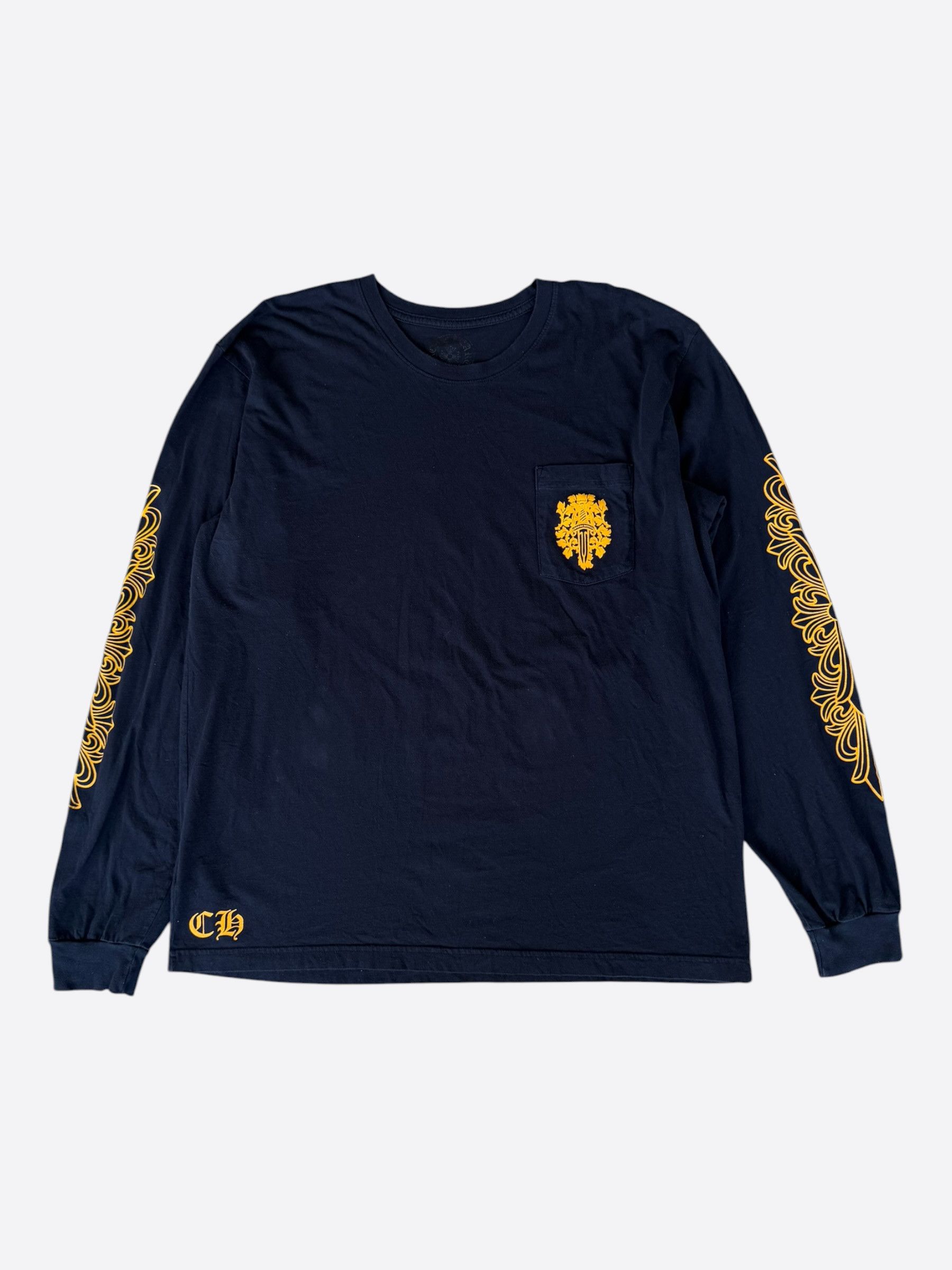 Chrome Hearts Chrome hearts rolling stones blue tongue longsleeve