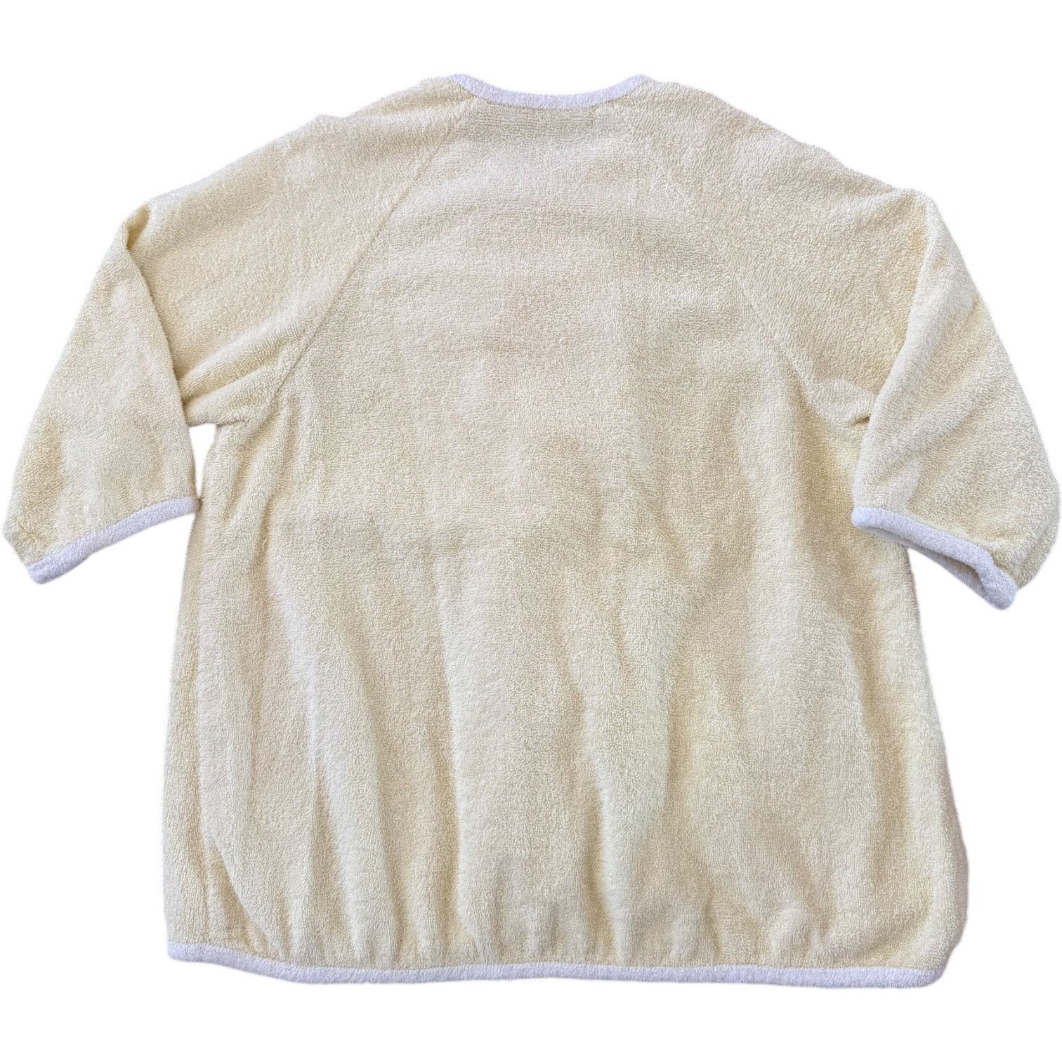 Vintage Vtg Terrycloth robe jacket double breasted beach pool yellow Size M / US 6-8 / IT 42-44 - 10 Thumbnail
