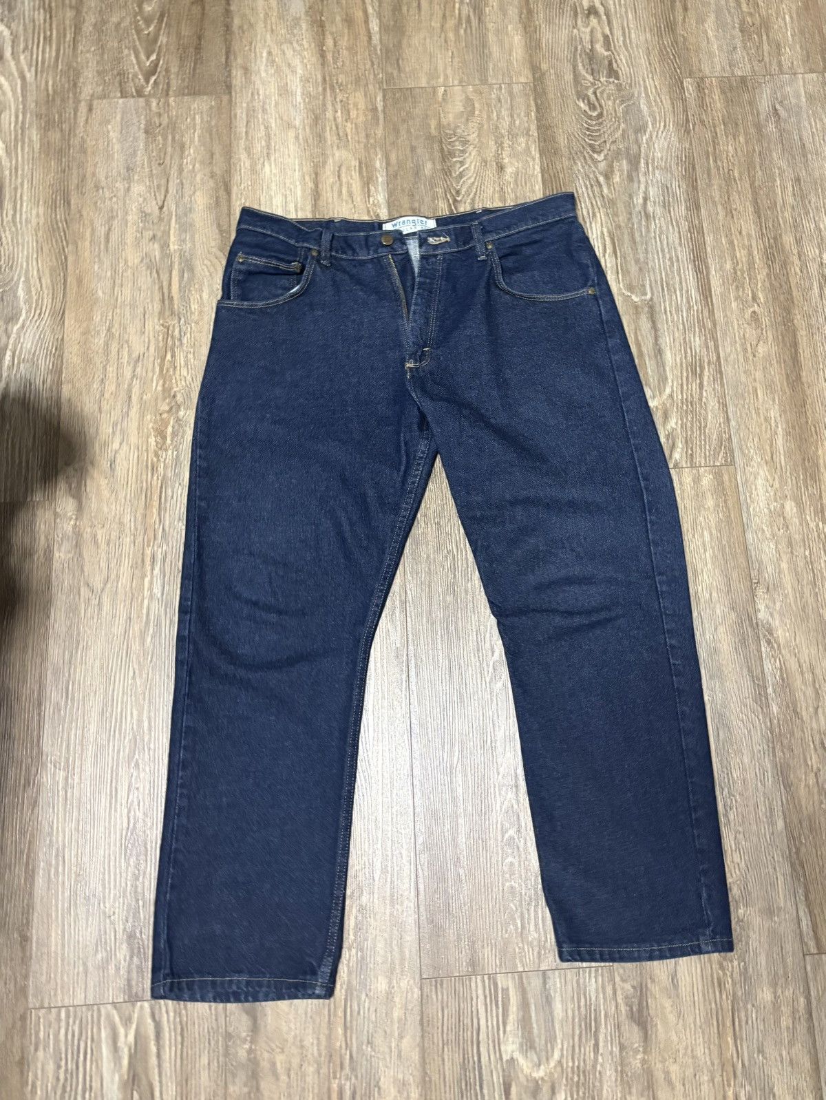 Wrangler Wrangler Regular Fit 36X29 Indigo Jeans Size US 36 / EU 52 - 1 Thumbnail