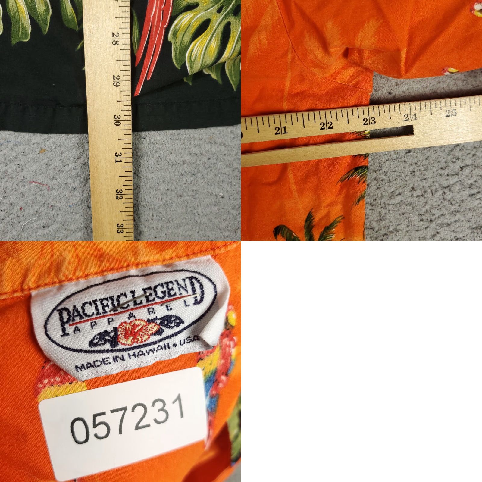 Vintage VINTAGE Pacific Legend Hawaiian Shirt Men Medium Short Sleeve Orange Casual Beach Aloha Classic Size US M / EU 48-50 / 2 - 8 Thumbnail