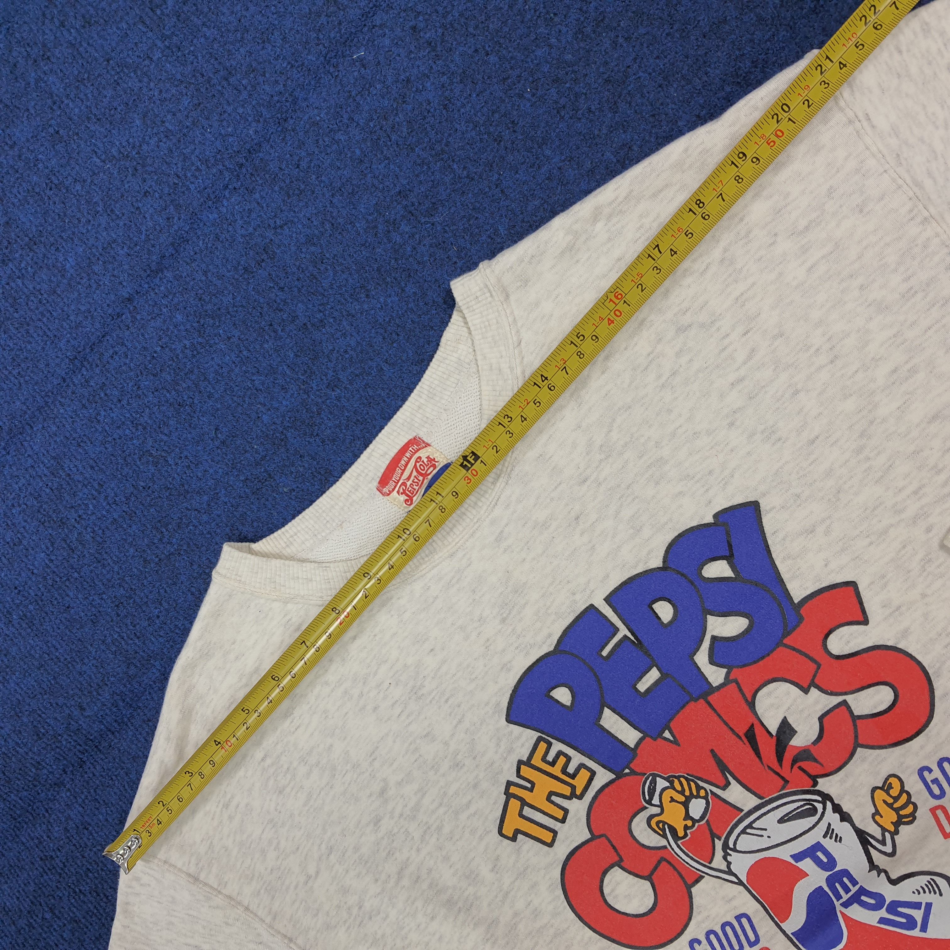 Pepsi Vintage 90s Retro Pepsi Cola Comics Sweatshirt C306N1 Size US S / EU 44-46 / 1 - 9 Thumbnail