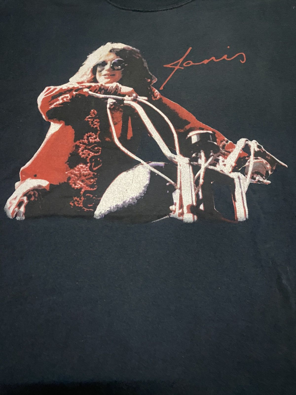 Band Tees Vintage Janis Joplin Folk Rock Solo Singer T Shirt Size US XL / EU 56 / 4 - 2 Thumbnail