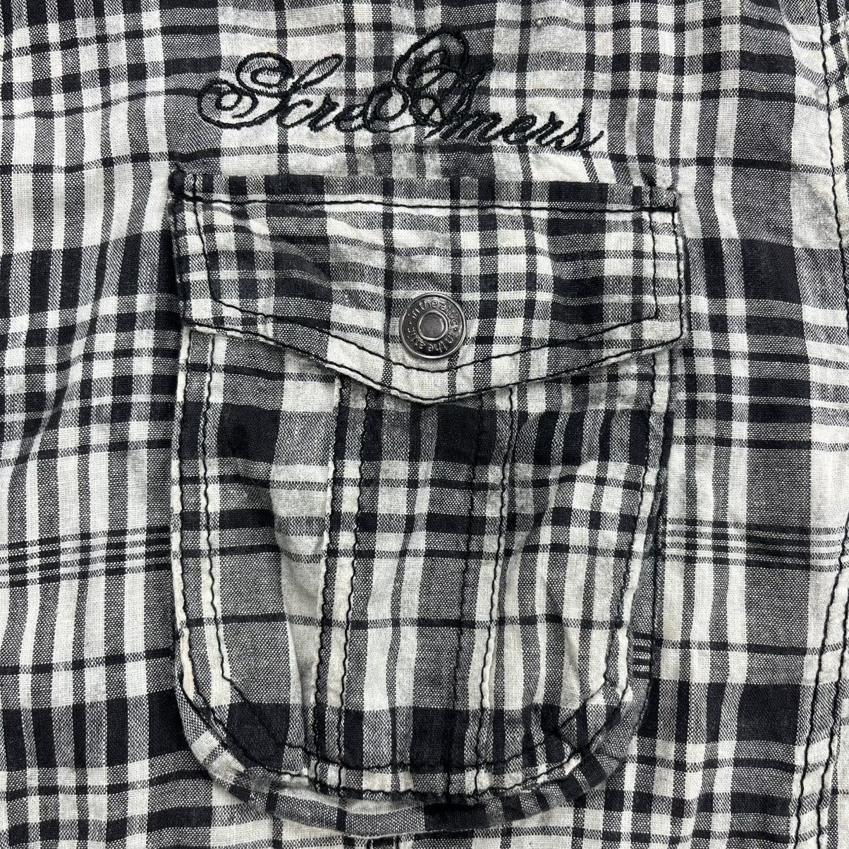 In The Attic 2000s In The Attic Plaid Grunge Gothic Punk Lgb Style Shirt Size US L / EU 52-54 / 3 - 9 Thumbnail