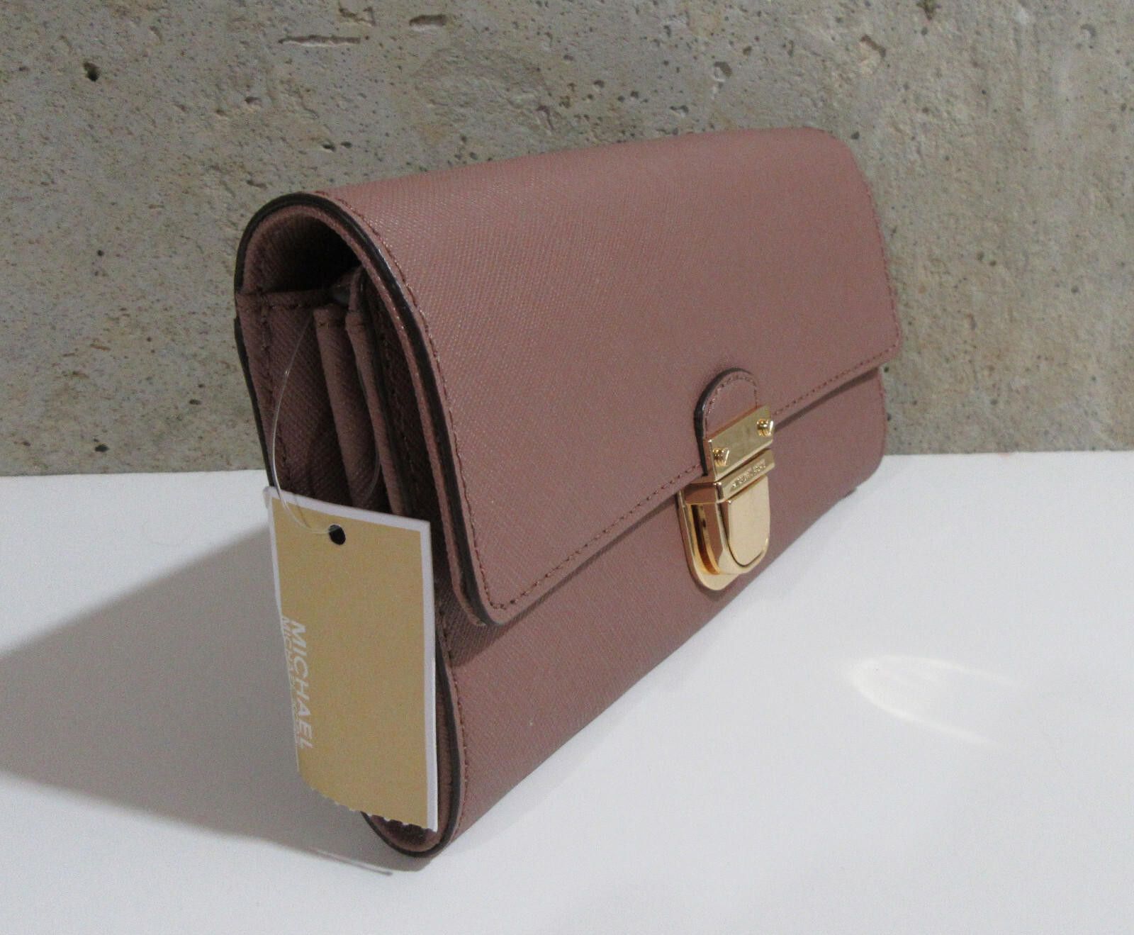 Michael Kors Michael Kors Bridgette Saffiano Leather Flap Wallet Size ONE SIZE - 6 Thumbnail