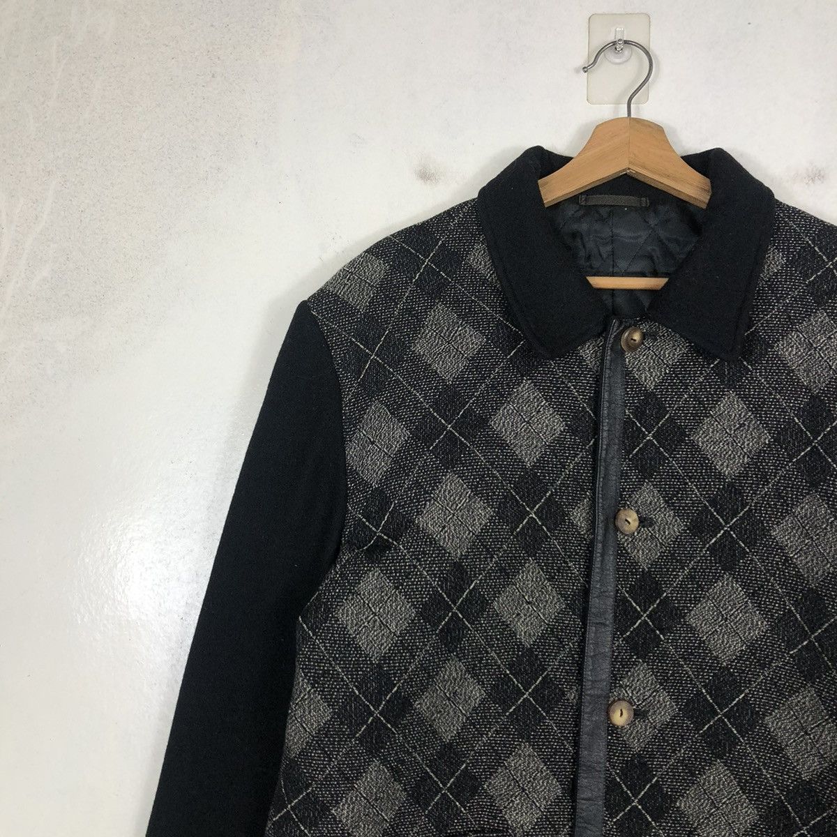 Japanese Brand 📌VINTAGE WORK WOOL JACKET LINEA FRESCA ISSEY MIYAKE Size US M / EU 48-50 / 2 - 9 Thumbnail