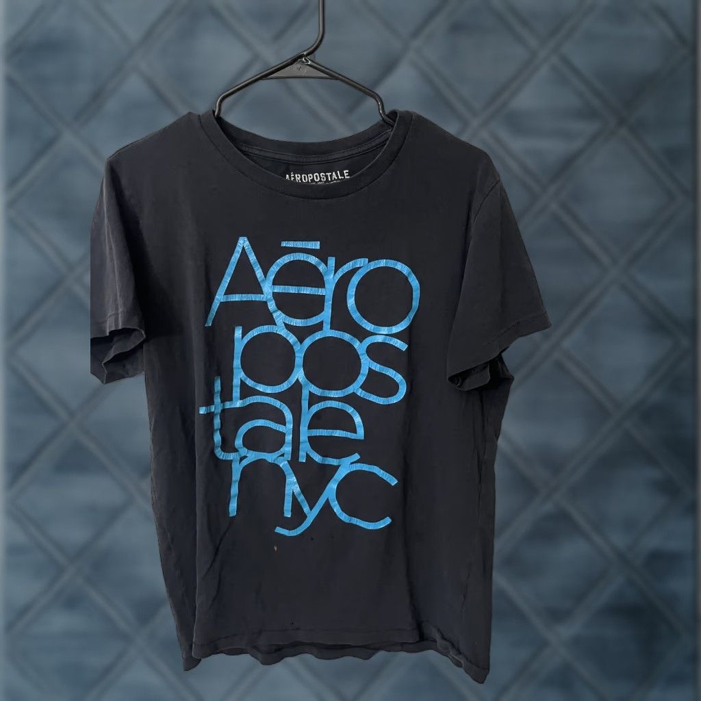 Aeropostale Aeropostale T-Shirt Mens Shirt Size M Black Logo Graphic Tee Modern Casual Modern Fit Regular Fit Size US M / EU 48-50 / 2 - 1 Thumbnail