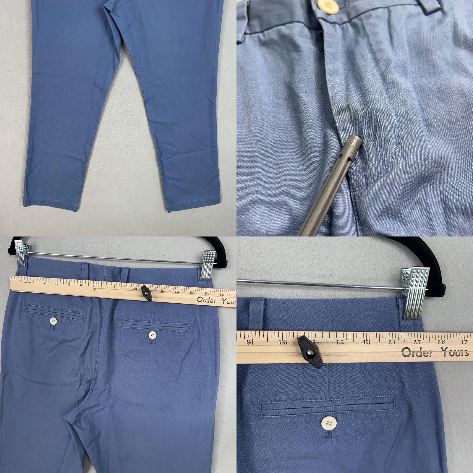 Vineyard Vines Vineyard Vines Pants Mens 30x30 Blue Chino Flat Front Casual Preppy Golf Slacks Mens Pants Blue Chino Flat Front Slacks Regular 30 Inseam 30 Size US 30 / EU 46 - 8 Thumbnail