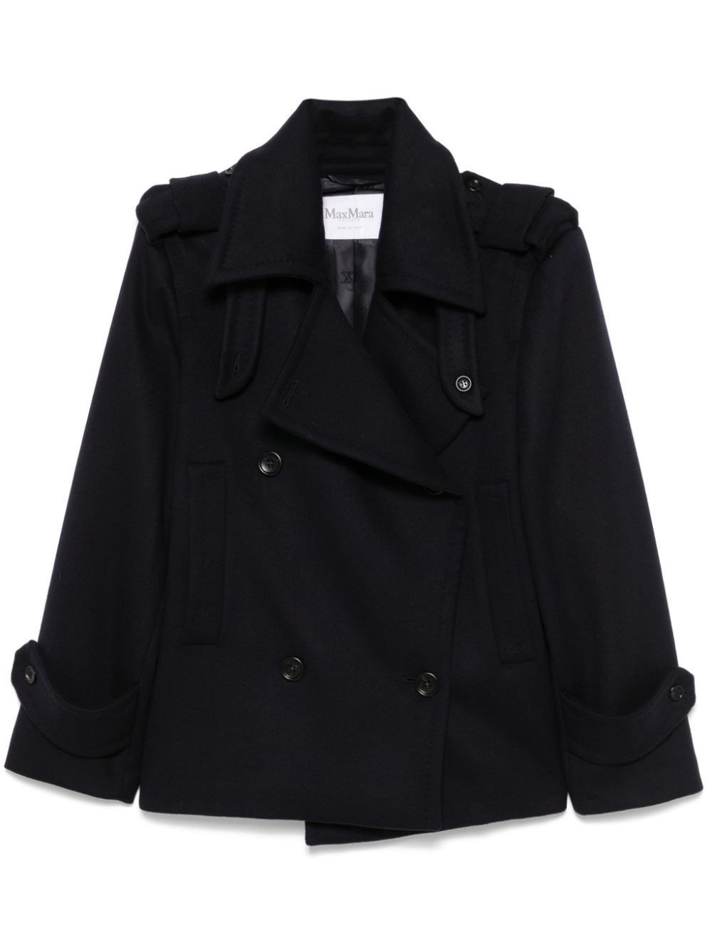 Max Mara WOOL SHORT COAT Size S / US 4 / IT 40 - 1 Thumbnail