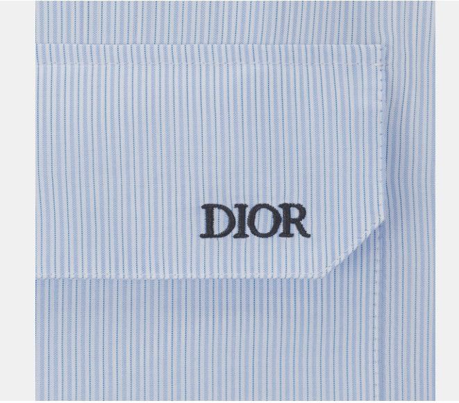 Dior o1w1db11124 Zipped Blouson in Light Blue Size US M / EU 48-50 / 2 - 3 Thumbnail