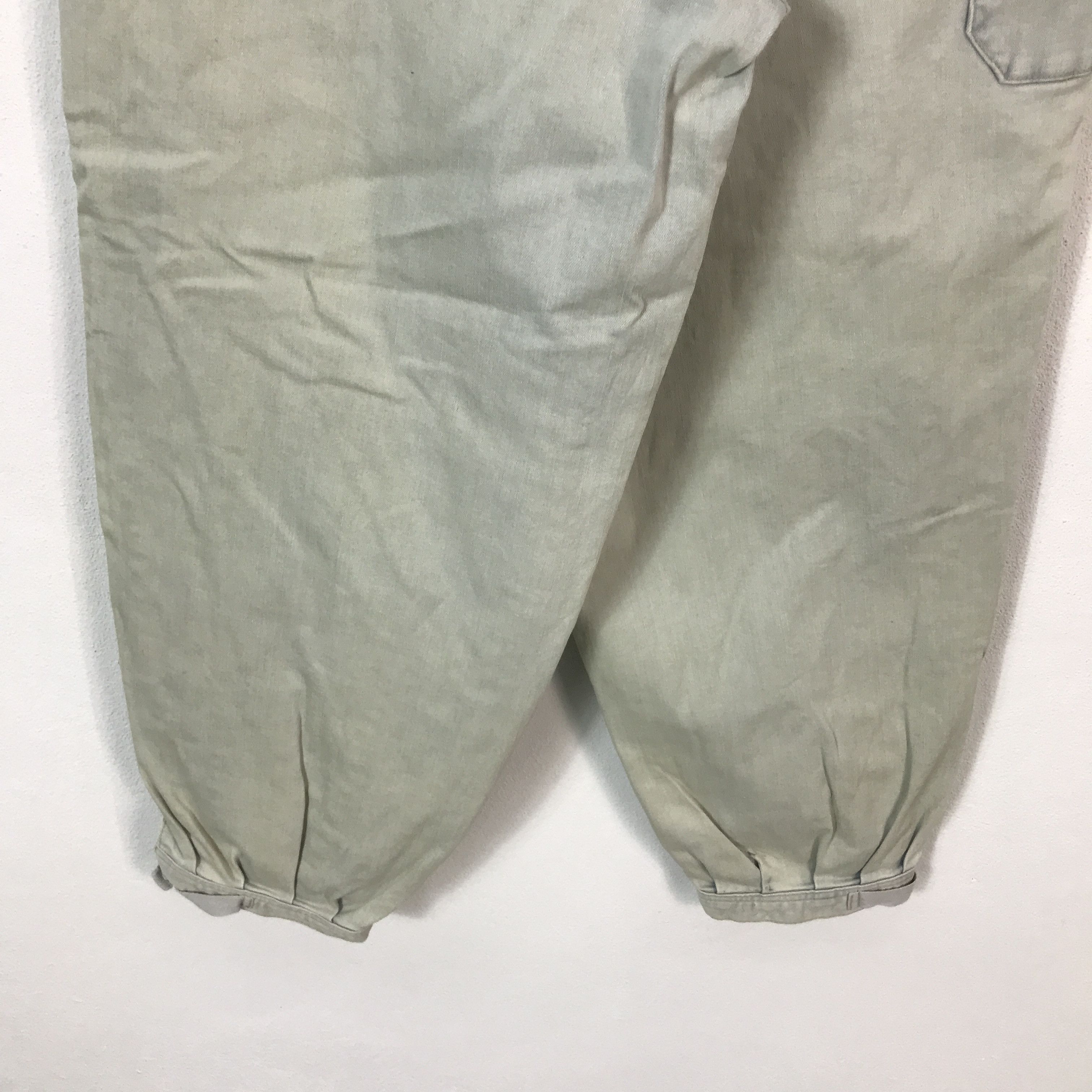 Japanese Brand purple & yellow Baggy light wash denim pants Size US 28 / EU 44 - 6 Thumbnail