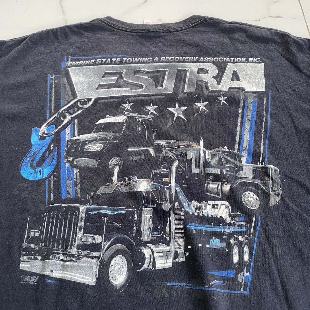 Gildan vintage Tshirt Estra truck car bmw Size US XL / EU 56 / 4 - 5 Thumbnail