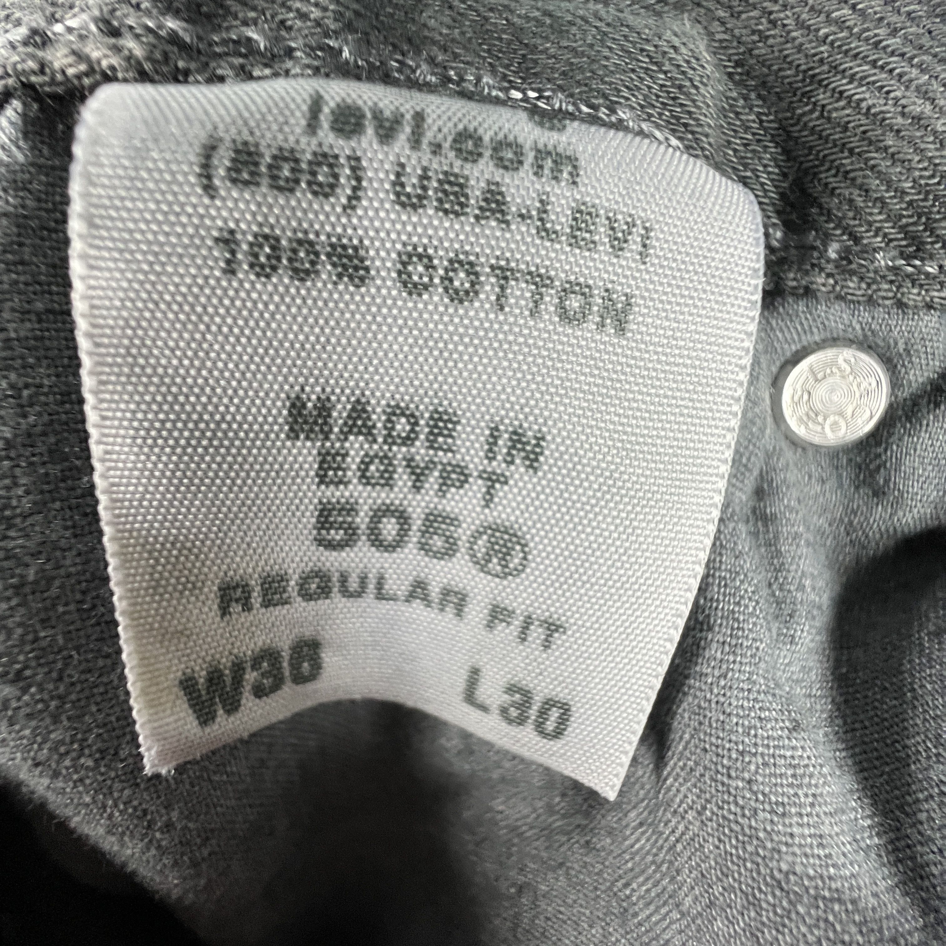 Levi's Levi's Jeans 505 Straight Dark Green Faded Cotton Denim Size US 36 / EU 52 - 8 Thumbnail