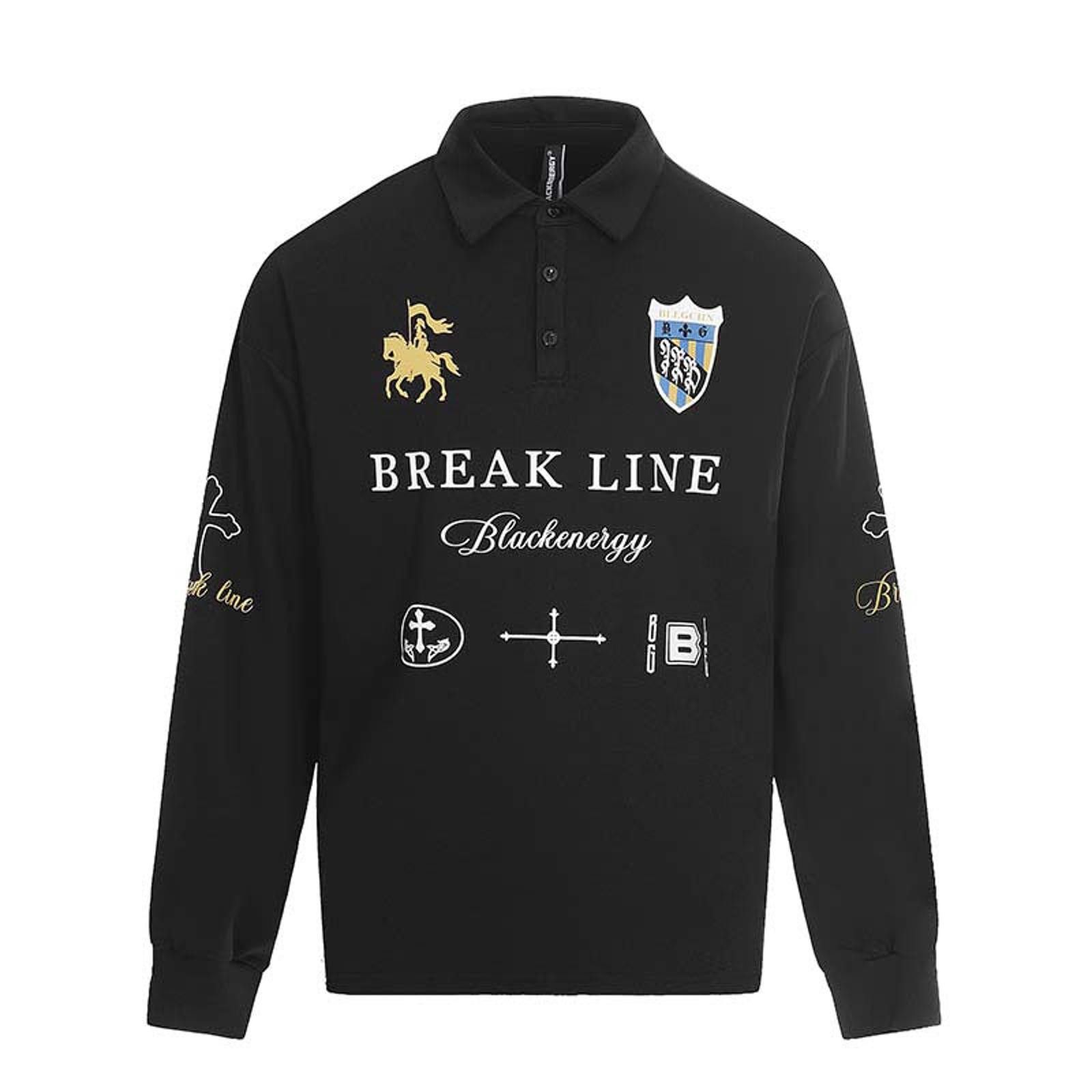 Other Equestrian Crest Long-Sleeve Polo 'Break Line' Size US L / EU 52-54 / 3 - 1 Thumbnail