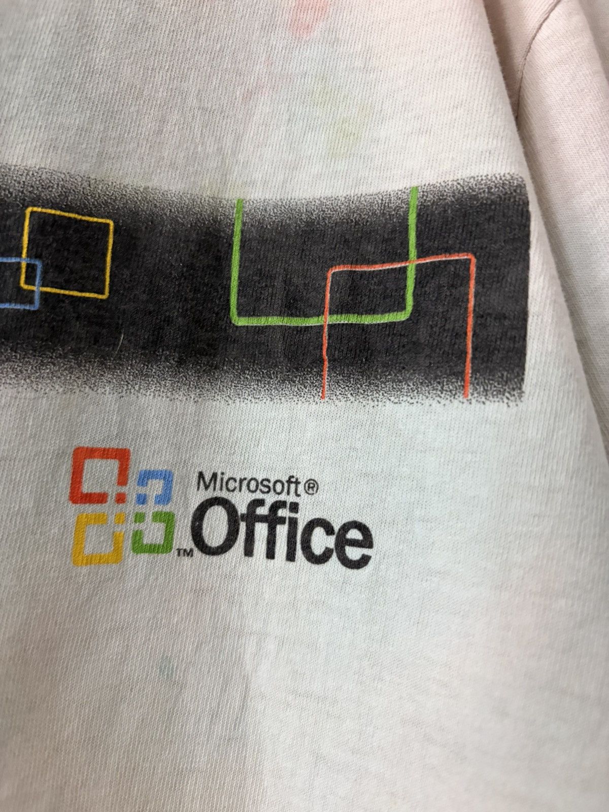 Microsoft Rare Vintage MICROSOFT OFFICE Promo Tie Dye Tee Size US M / EU 48-50 / 2 - 3 Thumbnail