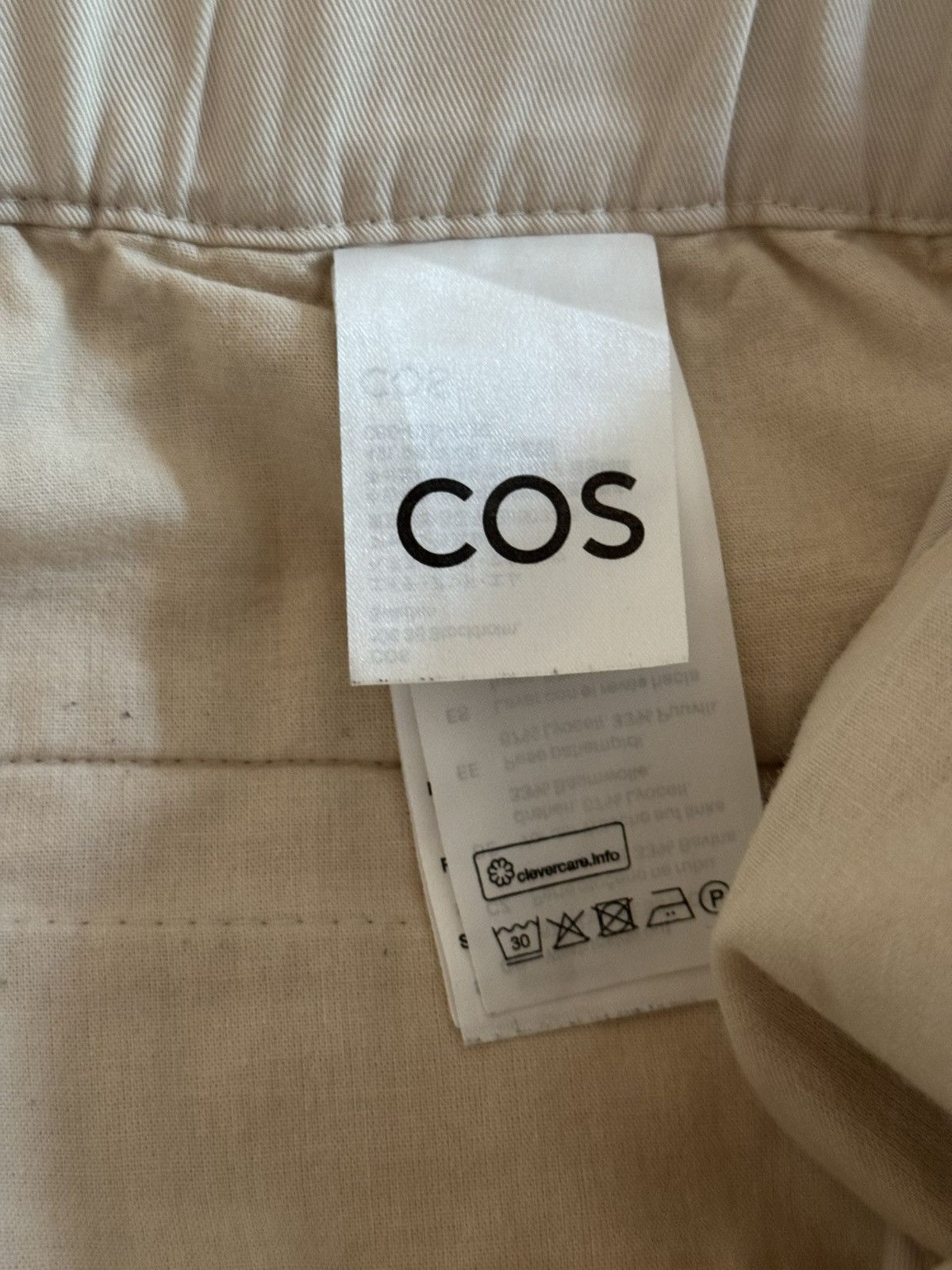 Cos COS beige wide-leg trousers Size US 30 / EU 46 - 5 Thumbnail