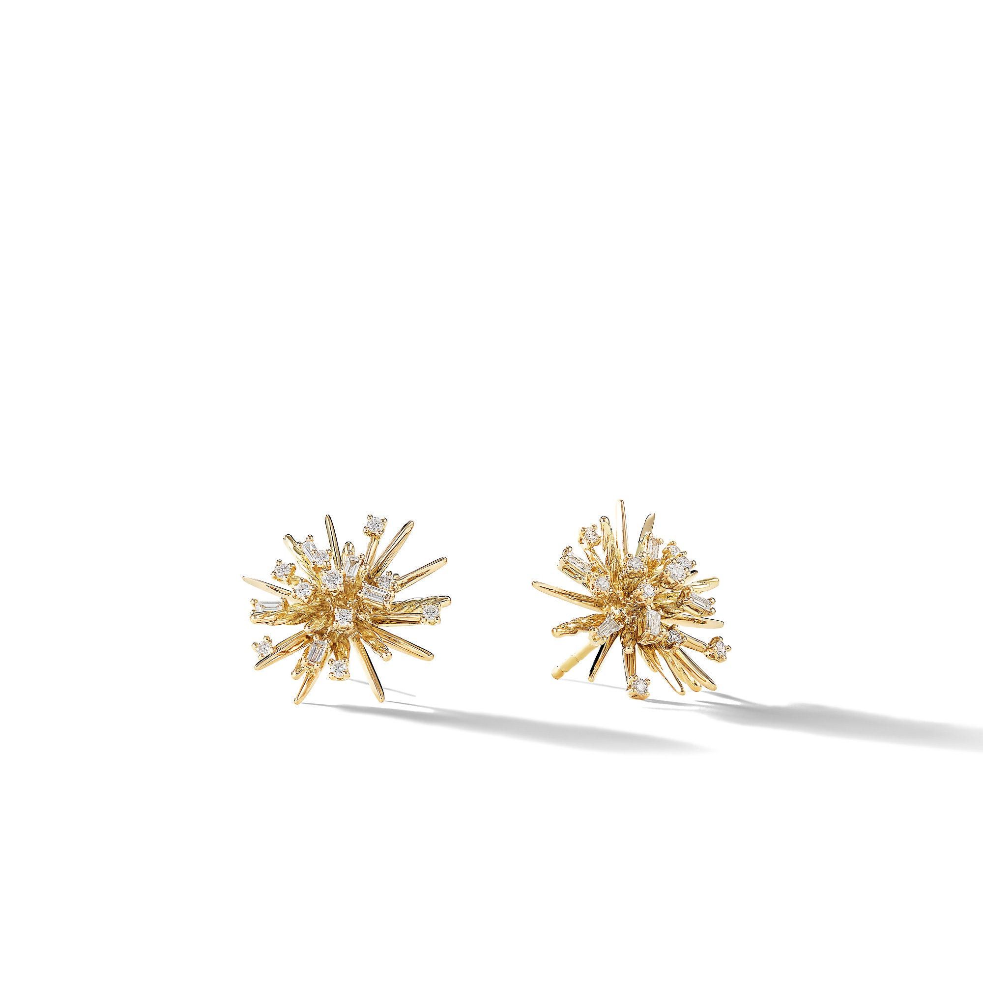 David Yurman o1w1db10525 E13051D Earrings with Diamonds in 18K Gold Size ONE SIZE - 1 Preview